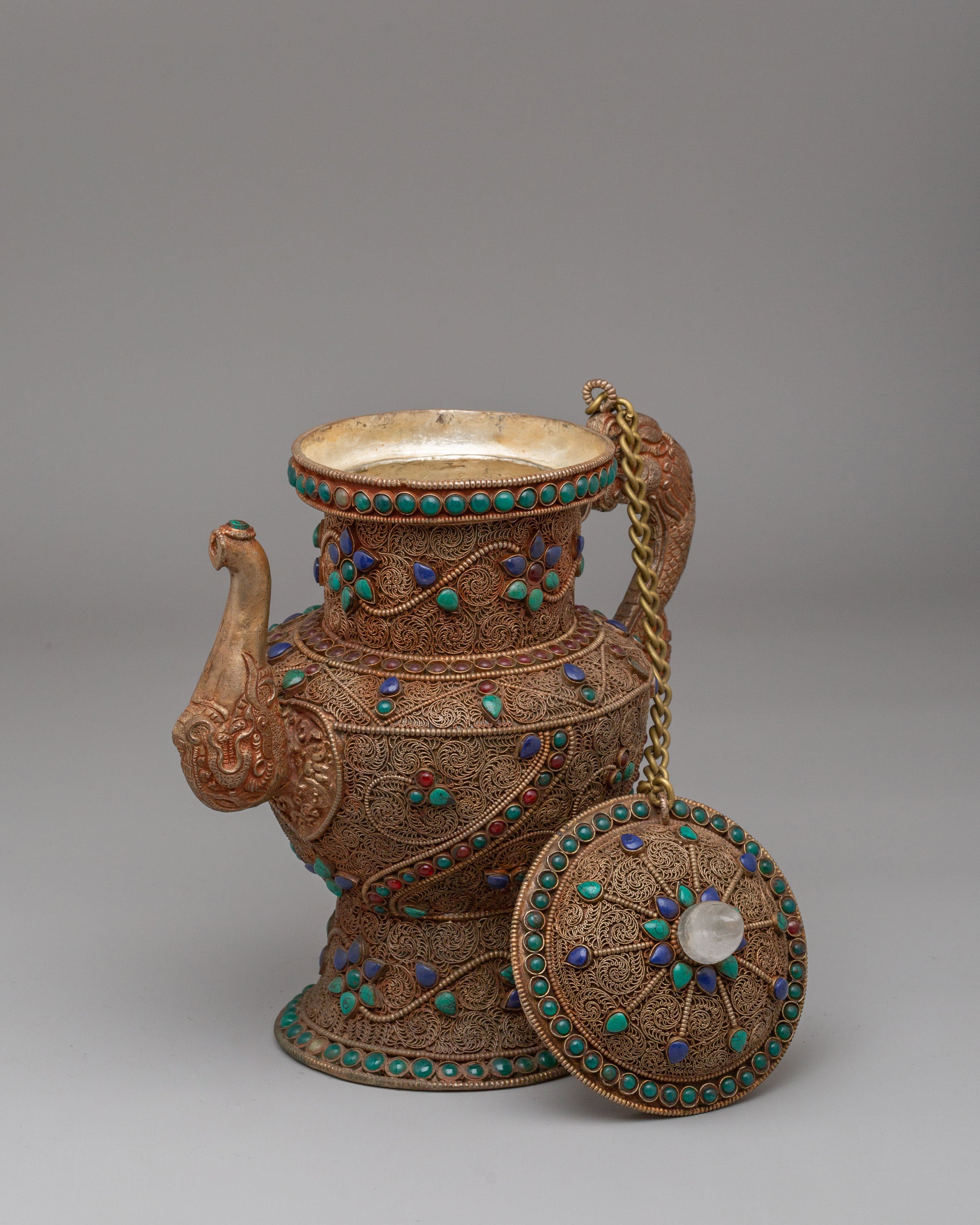 Himalayan Filigree Tea Pot | Decorative Artwork