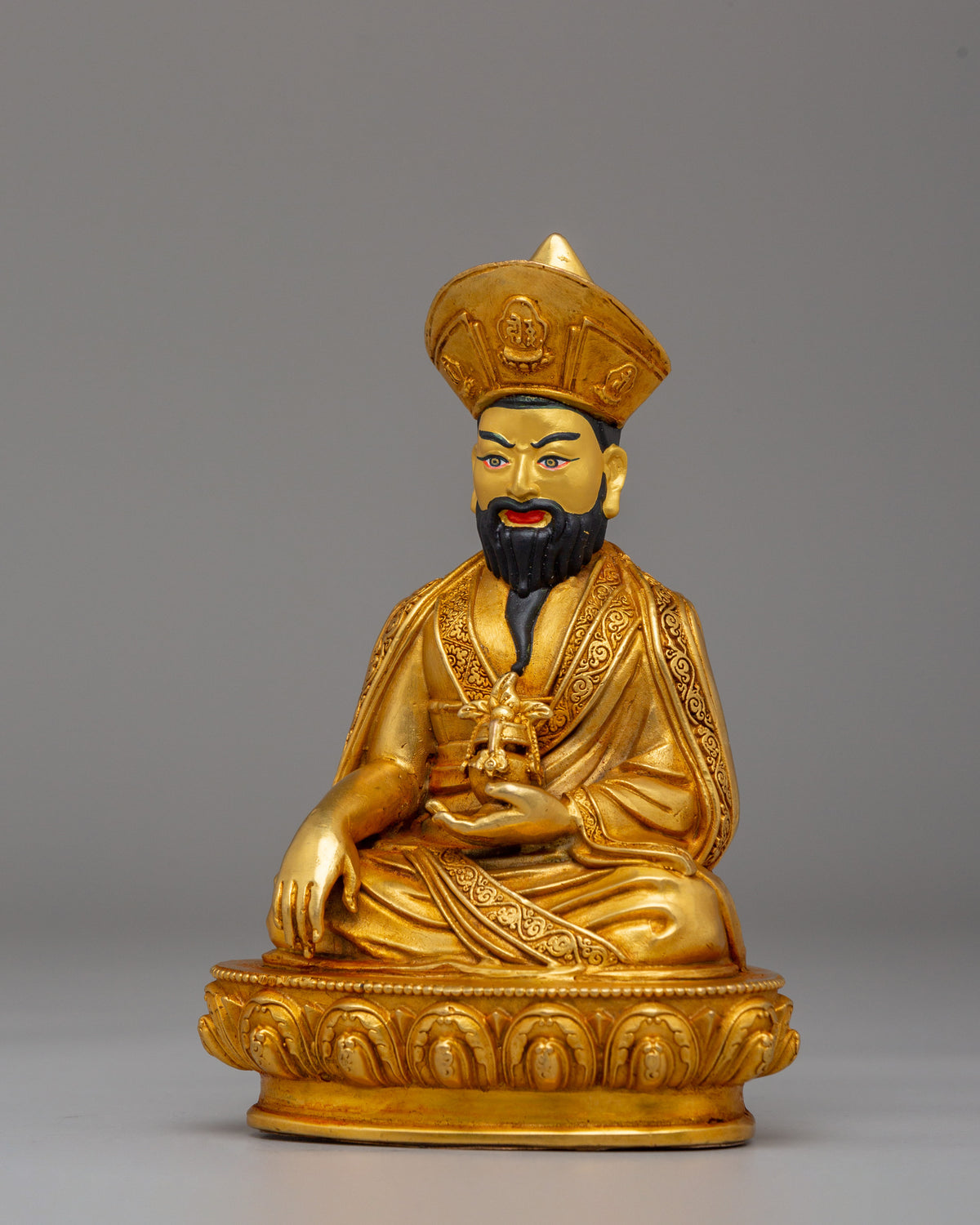 Handmade Guru Shapdum Altar Statue | Tibetan Spiritual Artwork