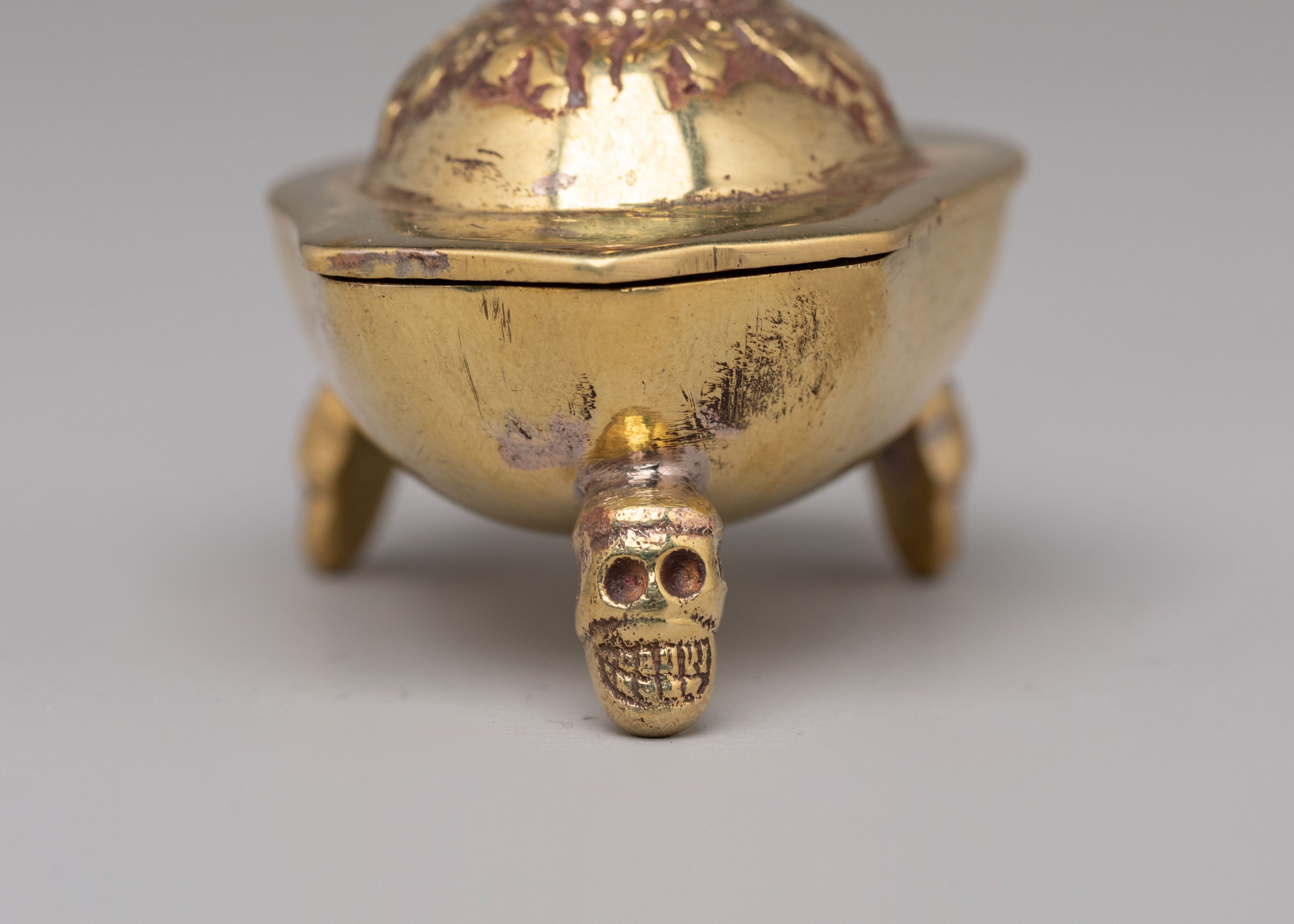 Spiritual Kapala for Meditation Altar | Brass Buddhist Ritual Vessel