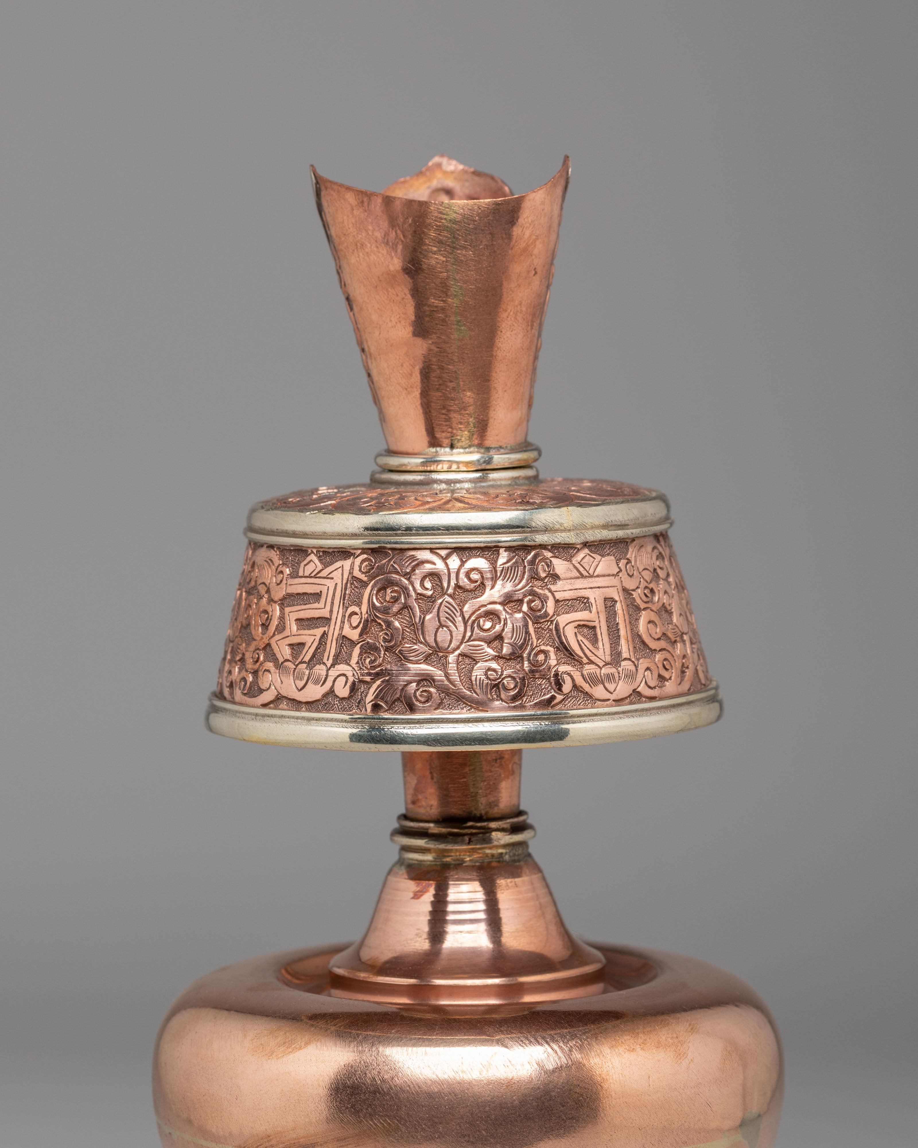 Buddhist Ritual Bhumba Set | Tibetan Copper Bhumba