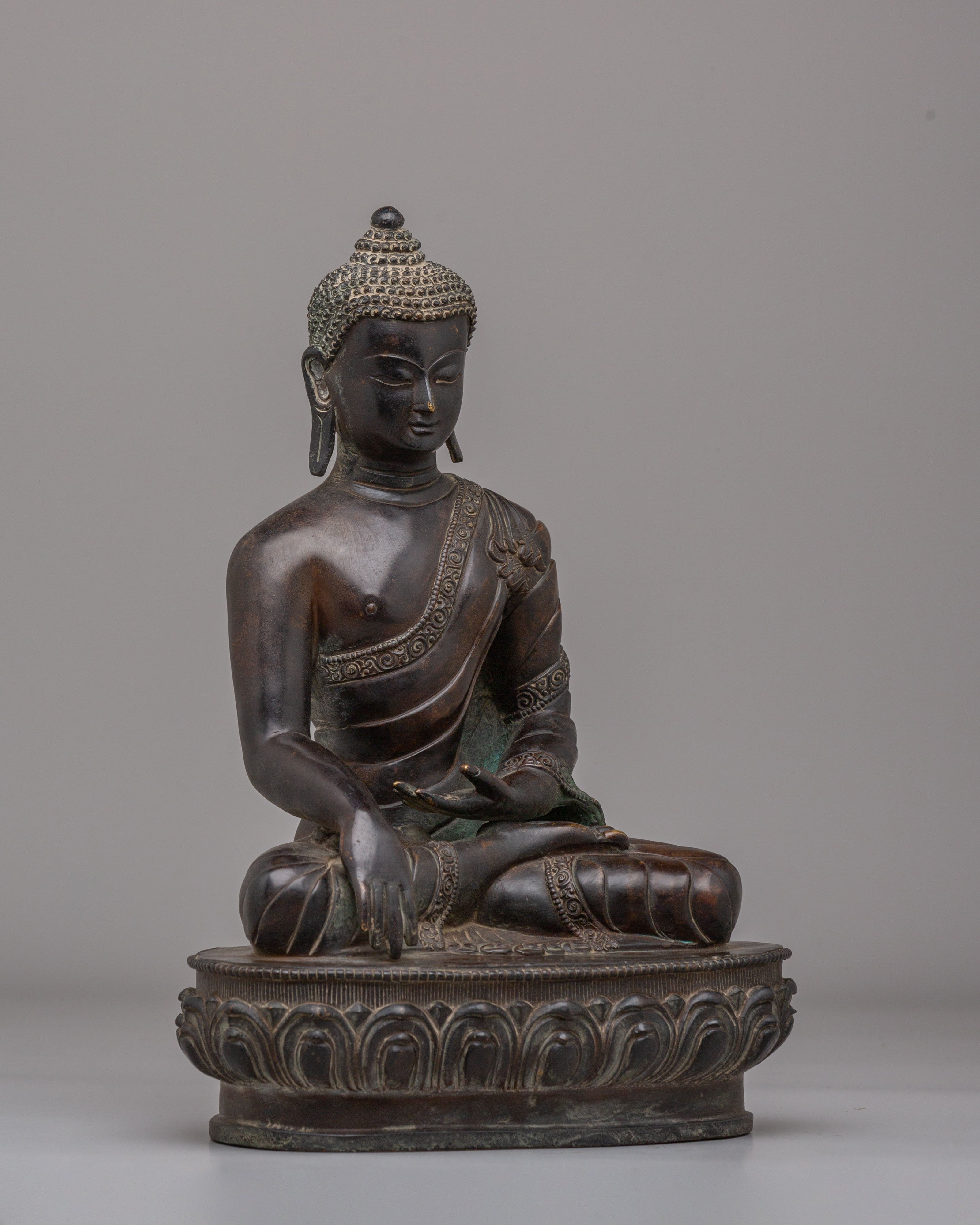 Sage Shakyamuni Buddha Sculpture | Copper Buddhist Sculpture