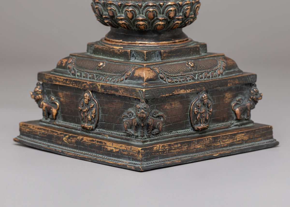 Dharmadhatu Buddhist Stupa Set | Sacred Offering Stupas