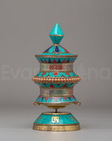 Tibetan Ritual Prayer Wheel