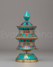 Tibetan Ritual Prayer Wheel