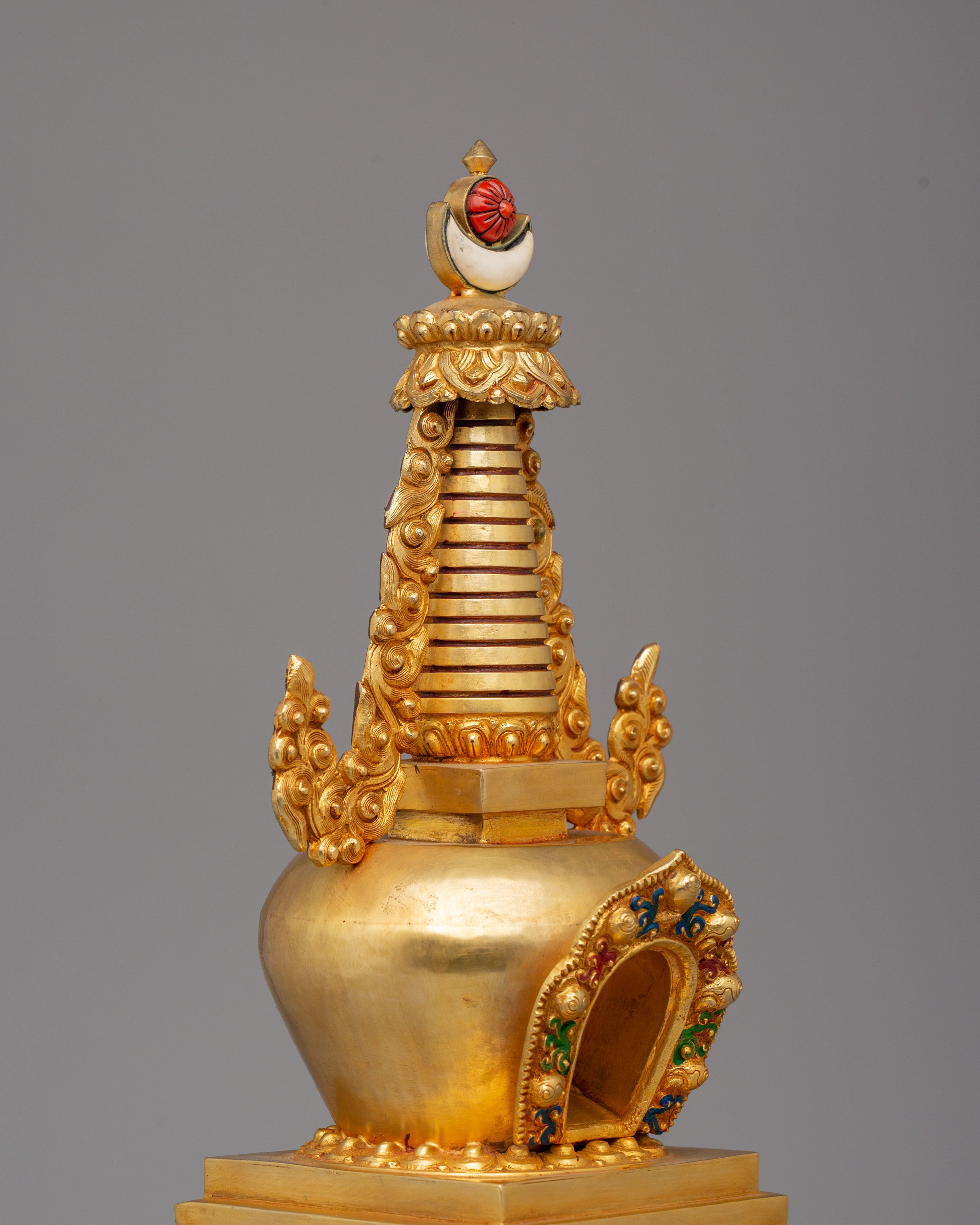Sacred Buddhist Enlightenment Stupa | Symbol of Spiritual Awakening