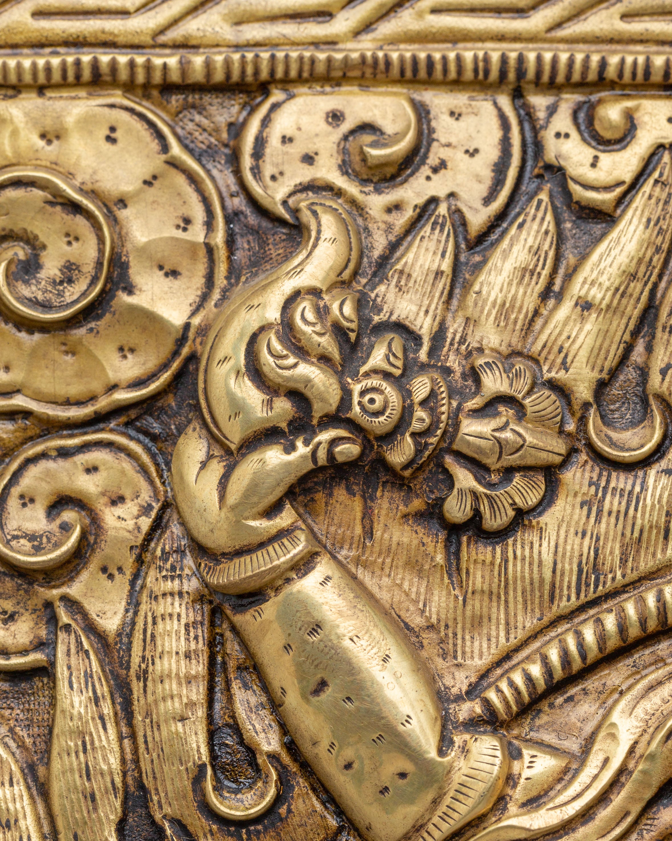 Handmade Simhamukha Wall Hanging | Tibetan Artwork