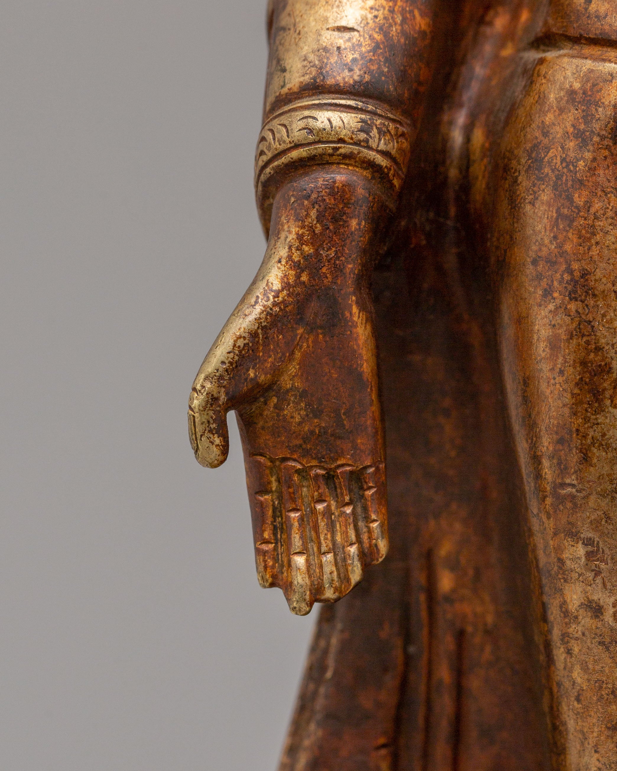 Tibetan Altar Dipankara Buddha Statue | Handcrafted Art