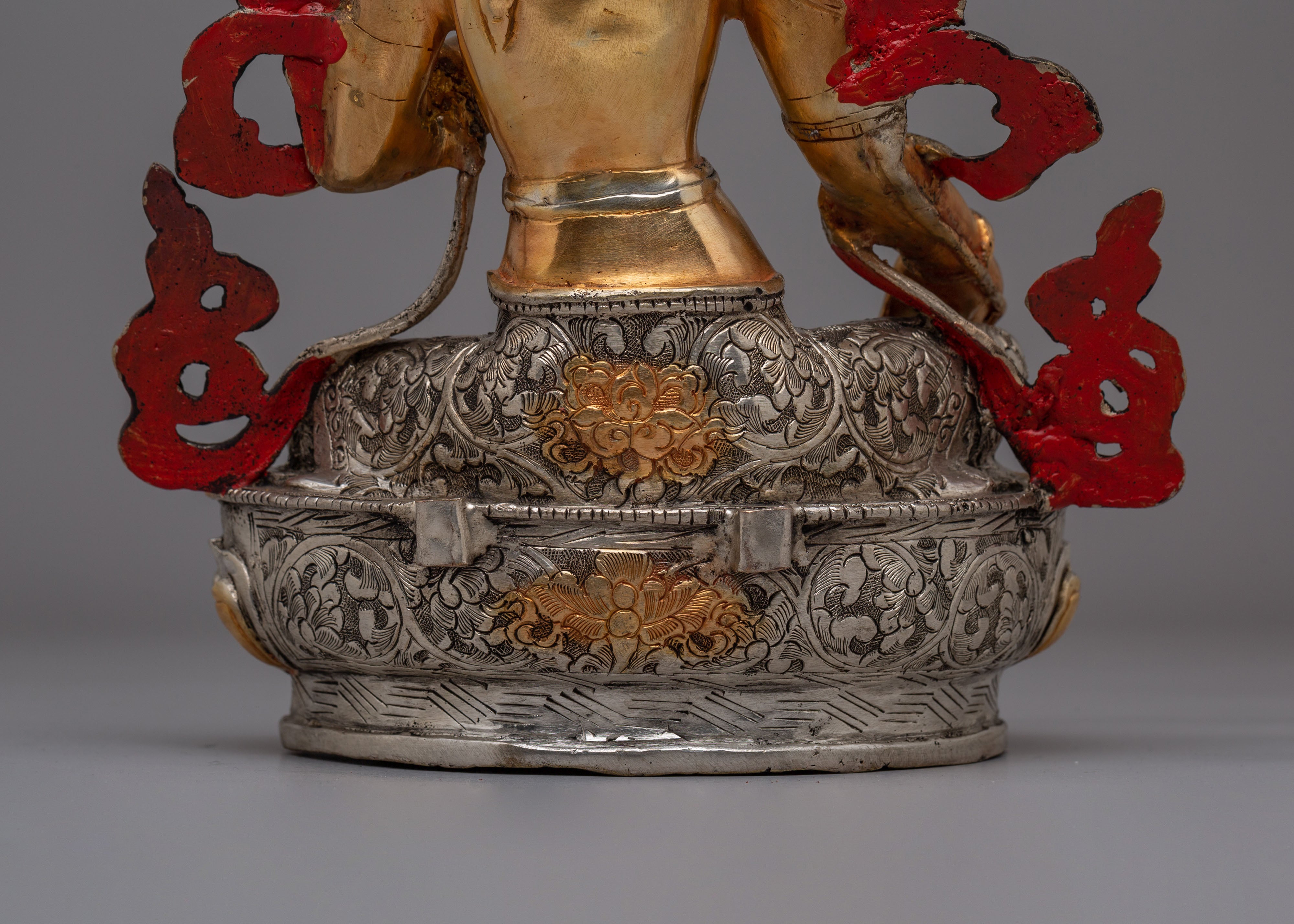 Shyama Tara Statue Of Love And Compassion | Handcrafted Copper Body Statue