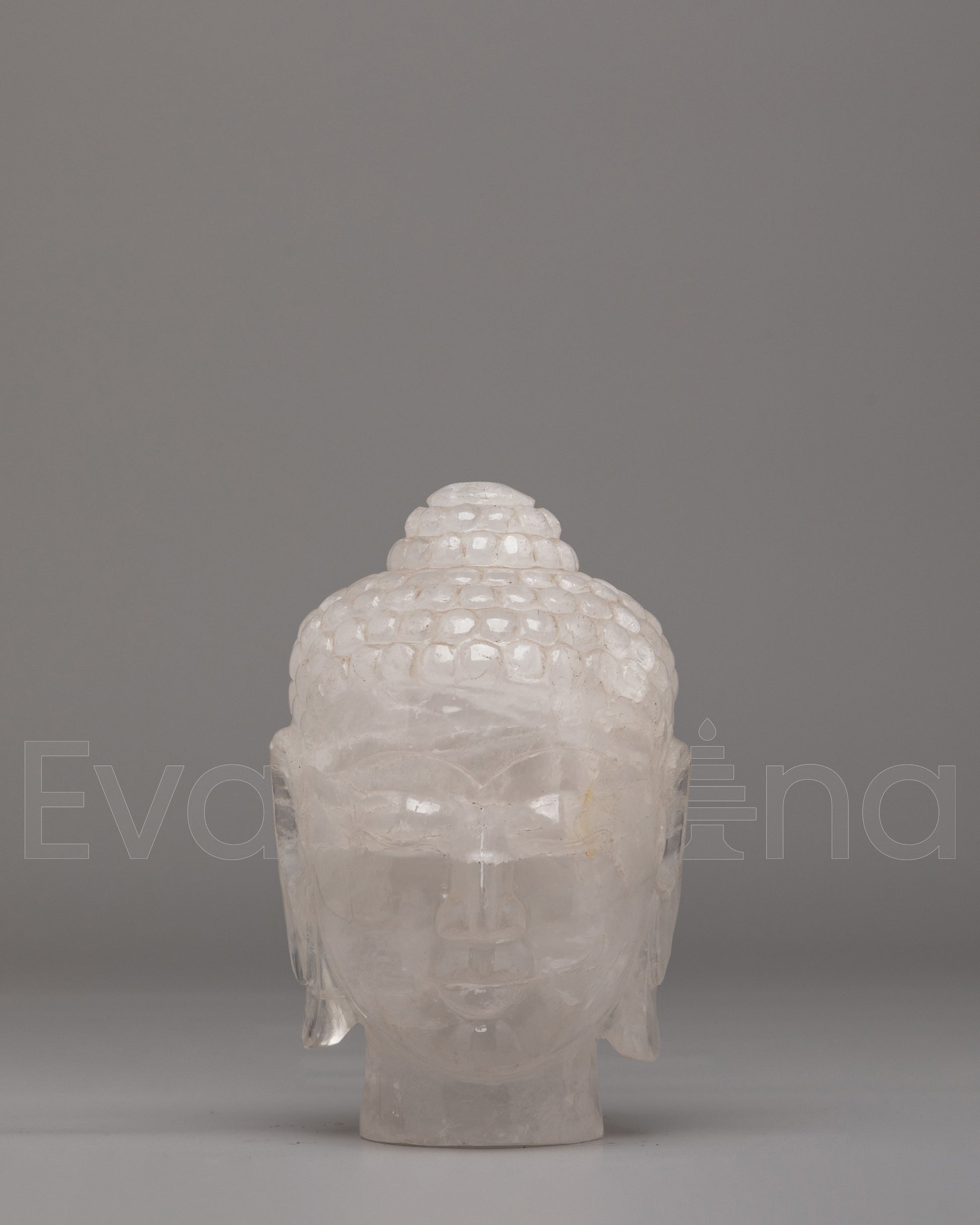 Buddha head sculpture
