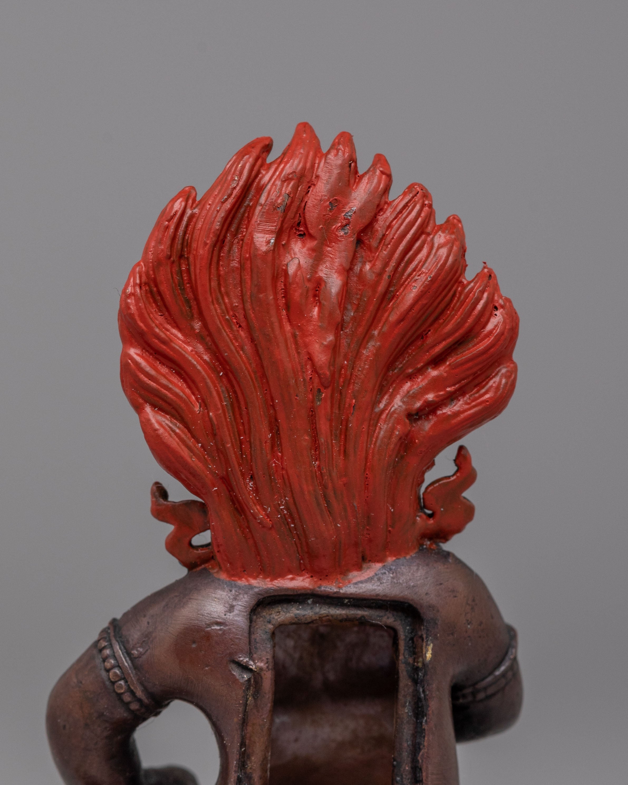 Tibetan Black Dzambhala Sculpture | Symbol of Abundance, Protection, and Enlightened
