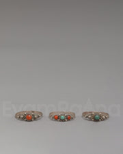 Handmade Stone Ring Set
