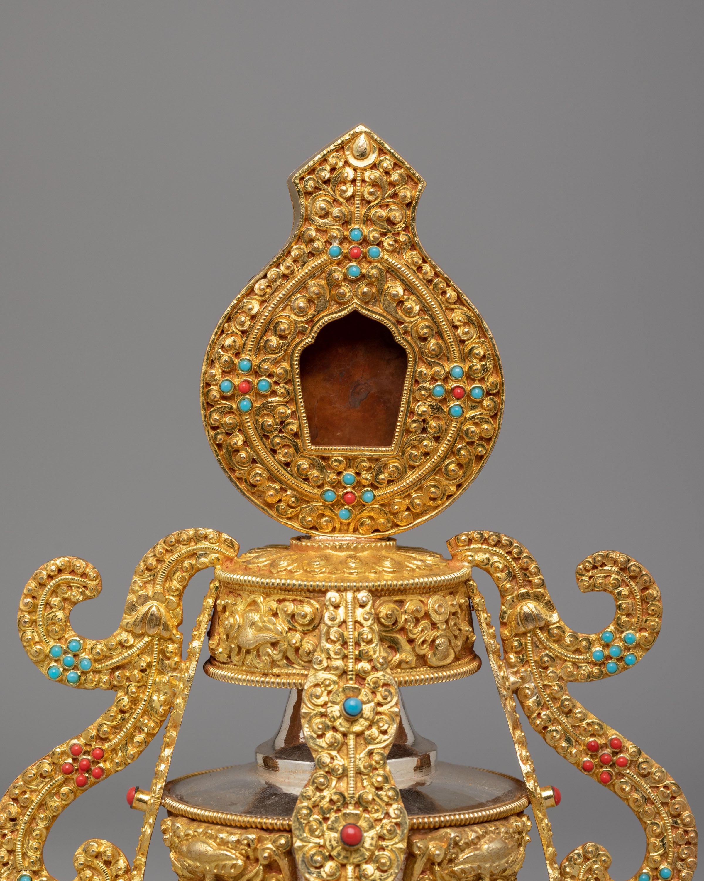 Handcrafted Longlife Vase for Altar | Tibetan Ritual Decor