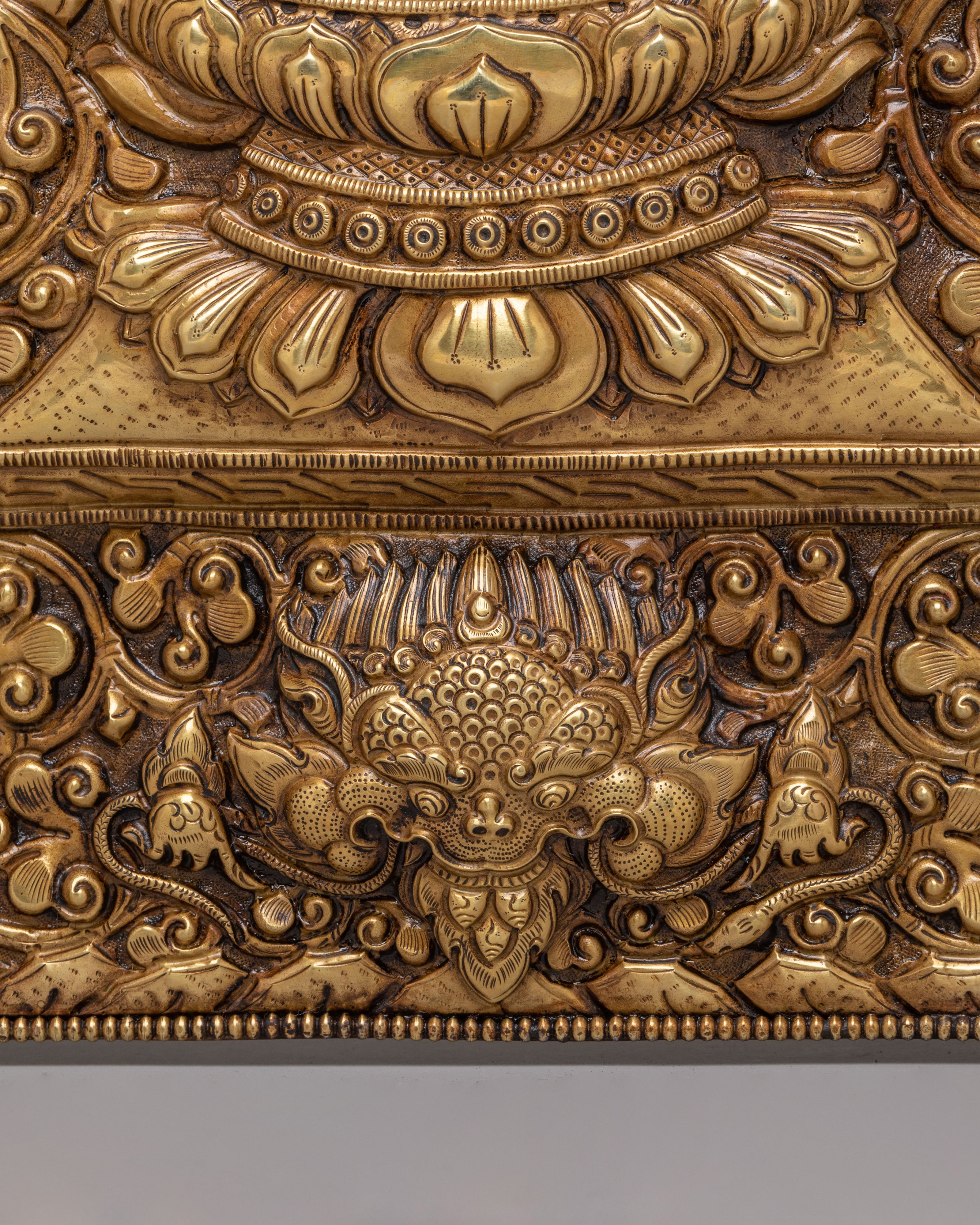 Handmade Wall Hanging with Biswo Vajra | Symbol of Protection and Spiritual Strength