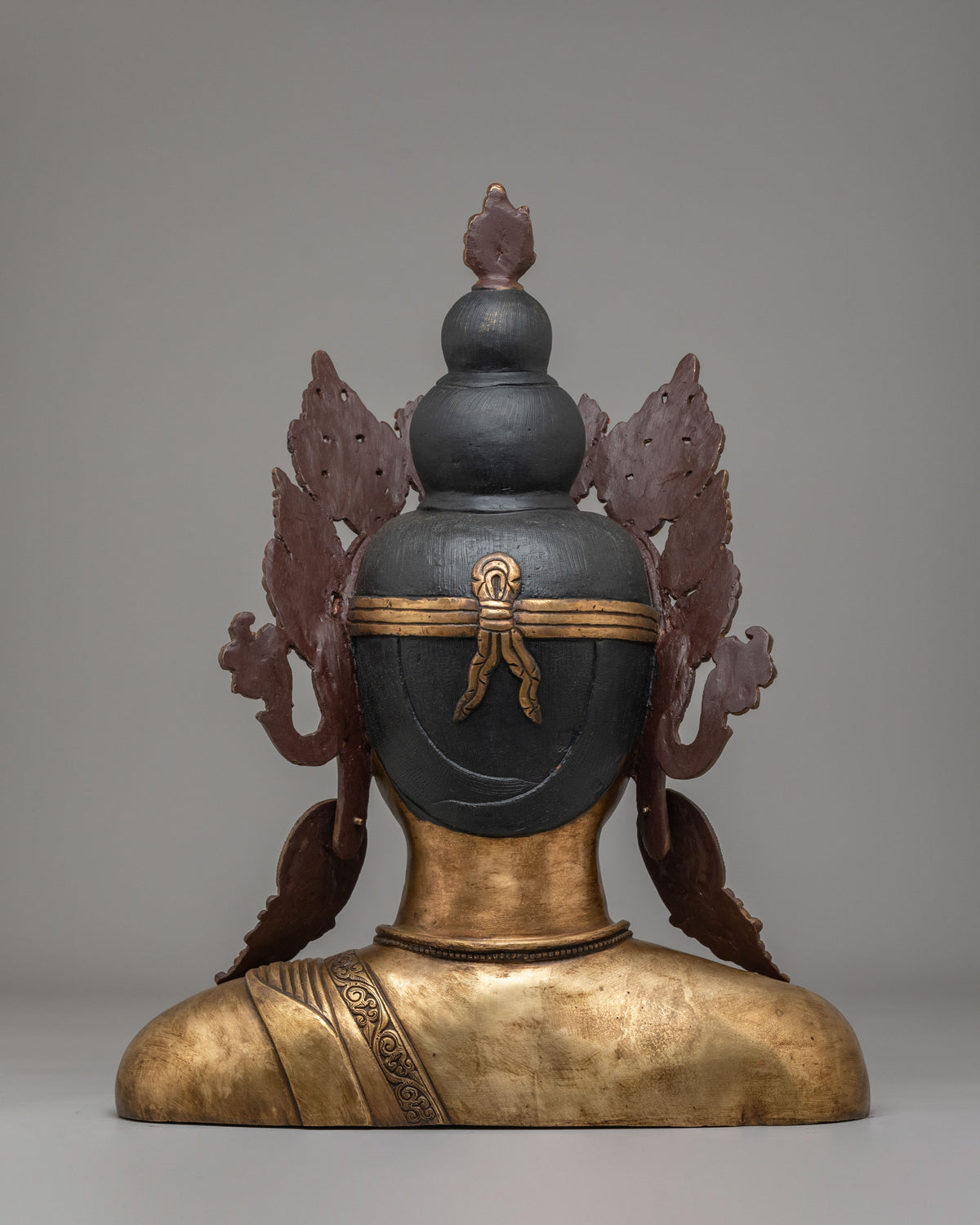 Zen Buddha Head Decor | Buddhist Meditation Sculpture
