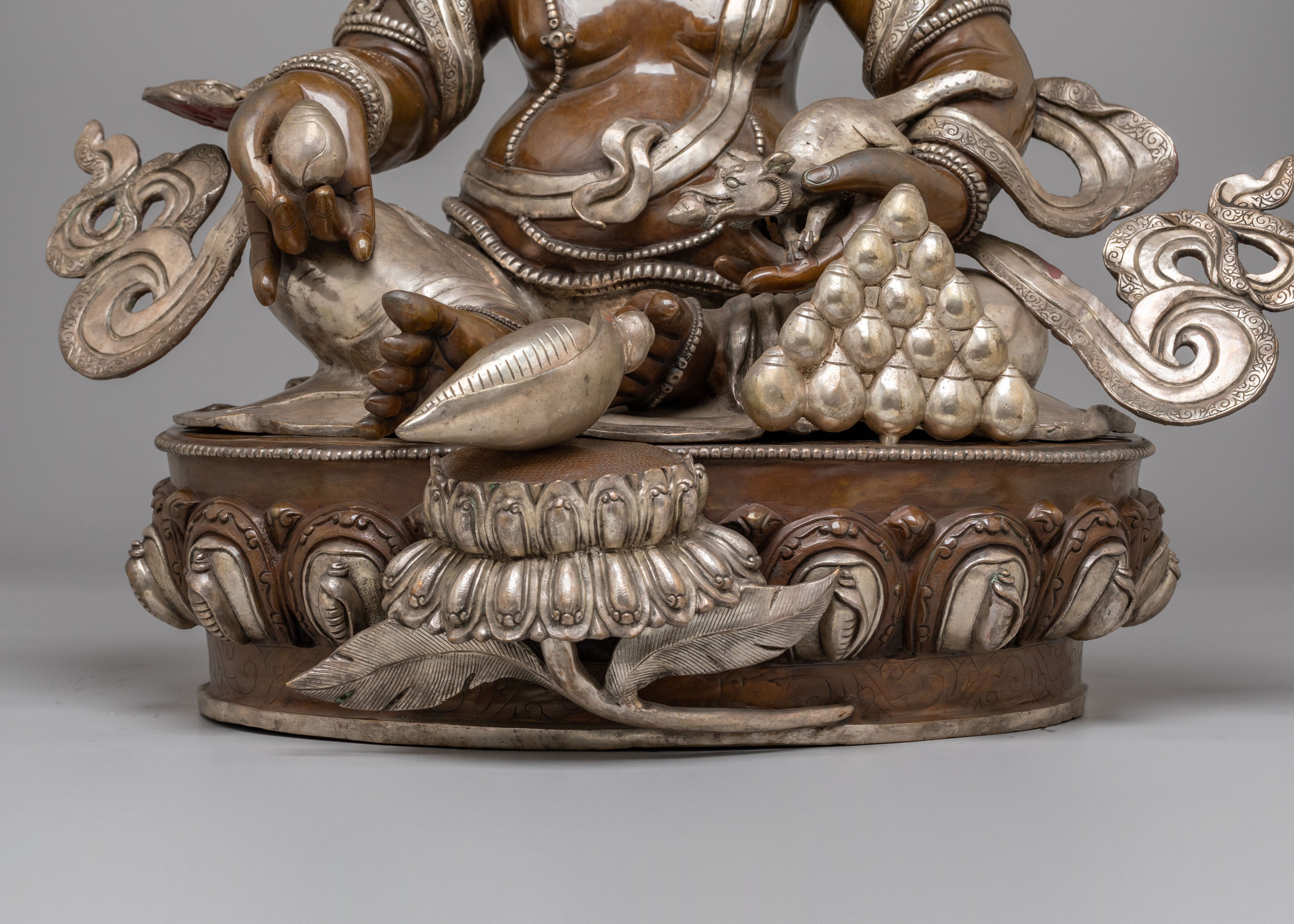 Sacred Dzambhala Statue for Wealth | Traditional Buddhist Art