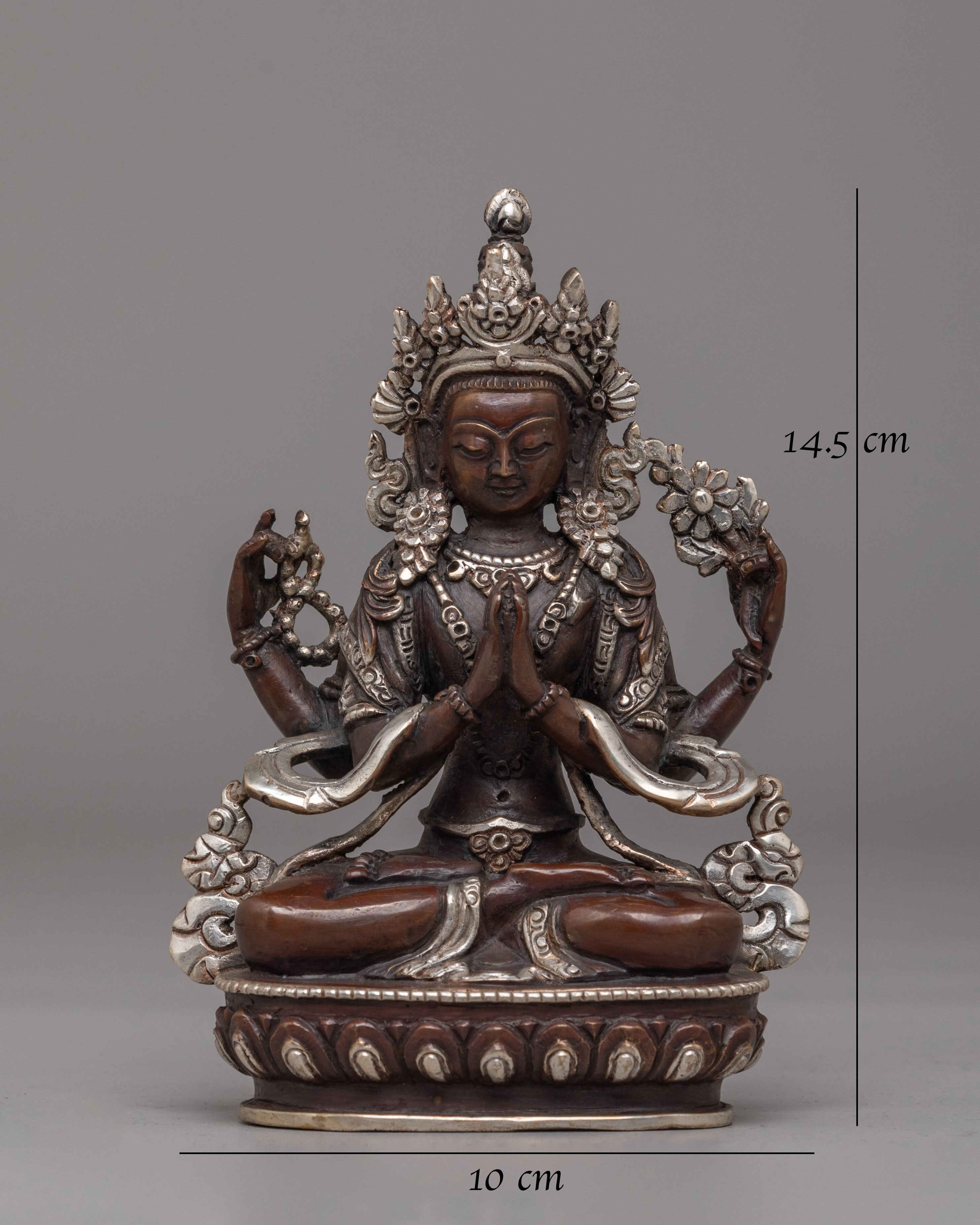 Four Arm Chenrezig Statue | Bodhisattva of Compassion