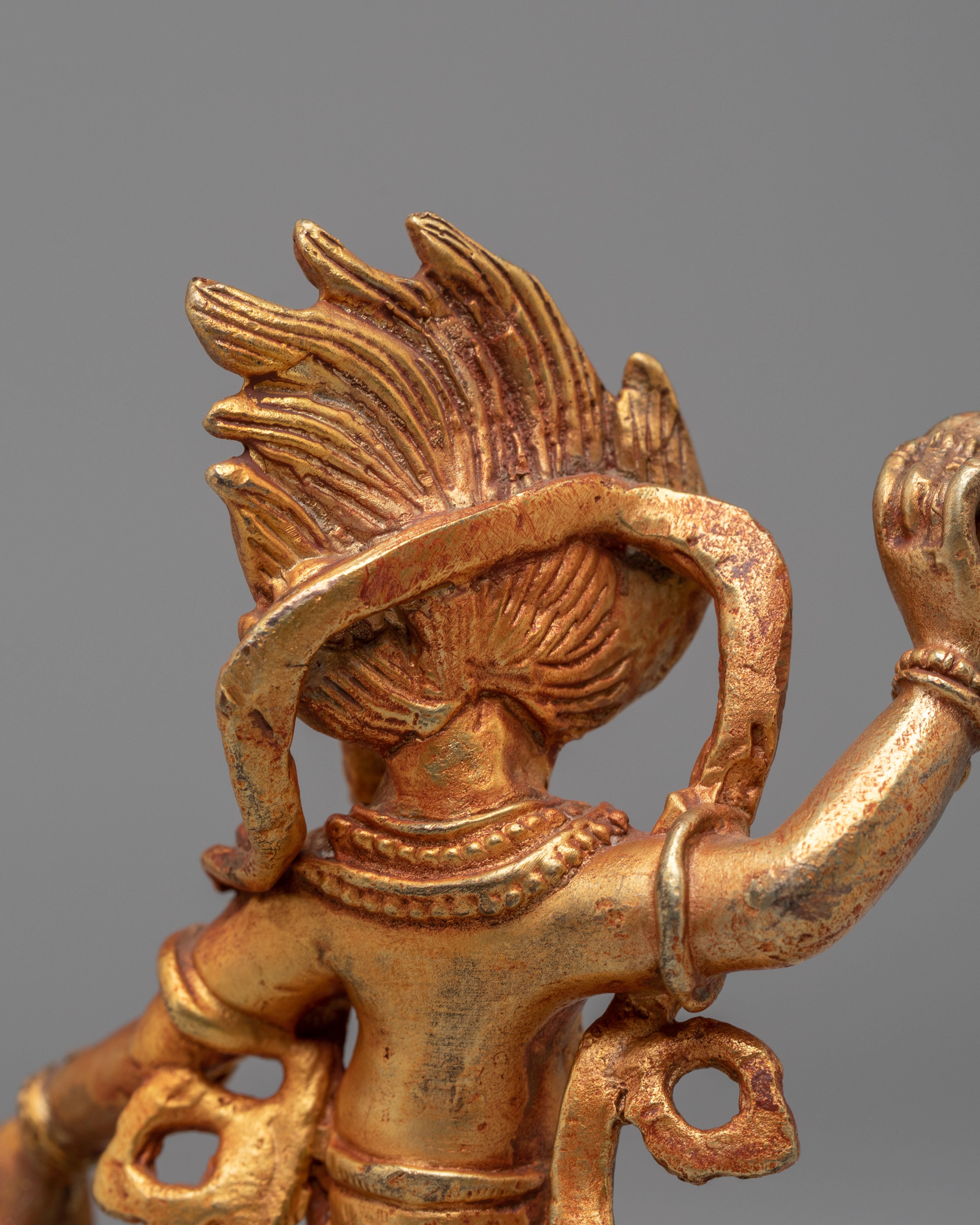 Chandra Surya Simha Jogini Statue | Handcrafted Spiritual Sculpture