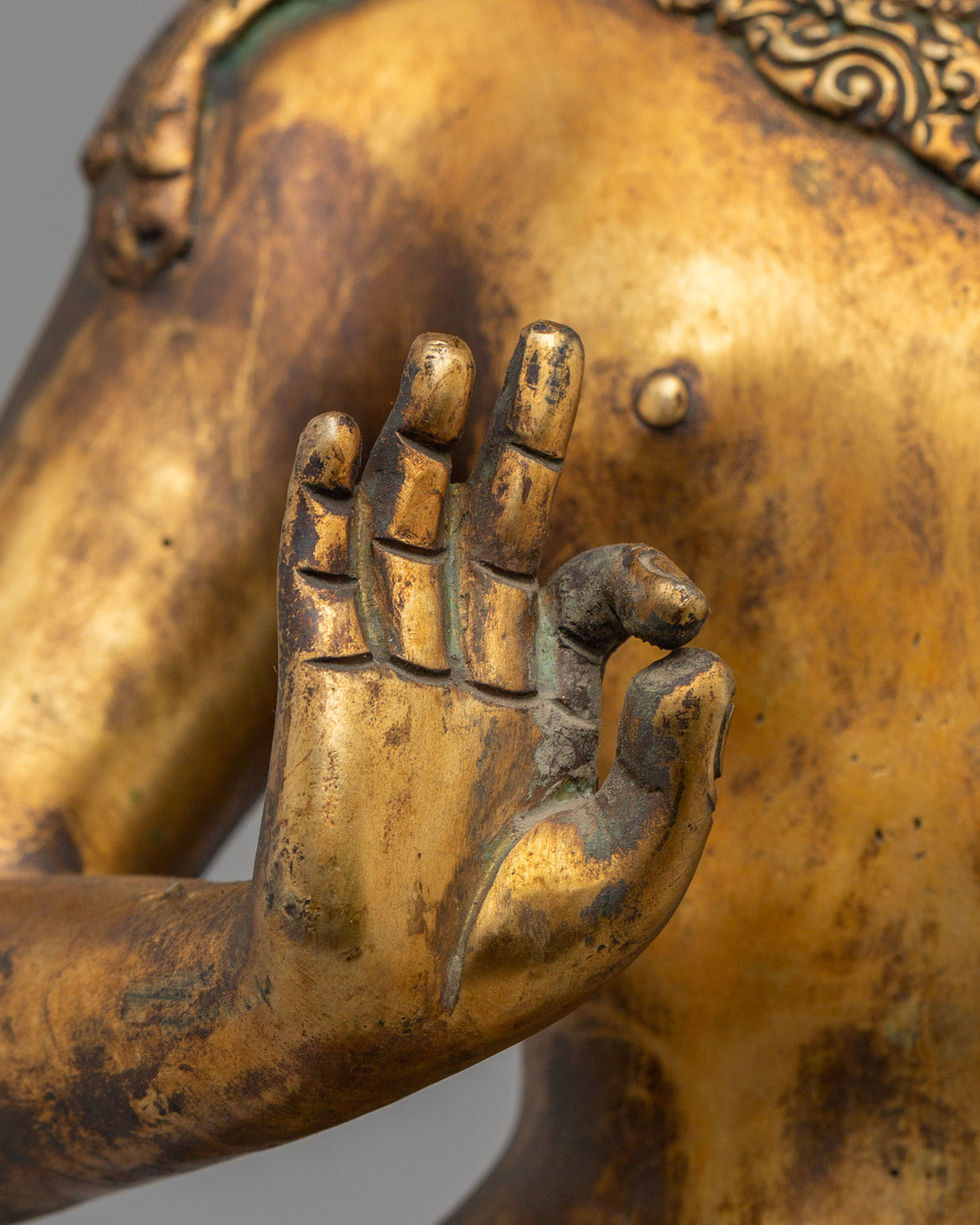 Spiritual Maitreya Buddha Statue | Tibetan Future Buddha Sculpture