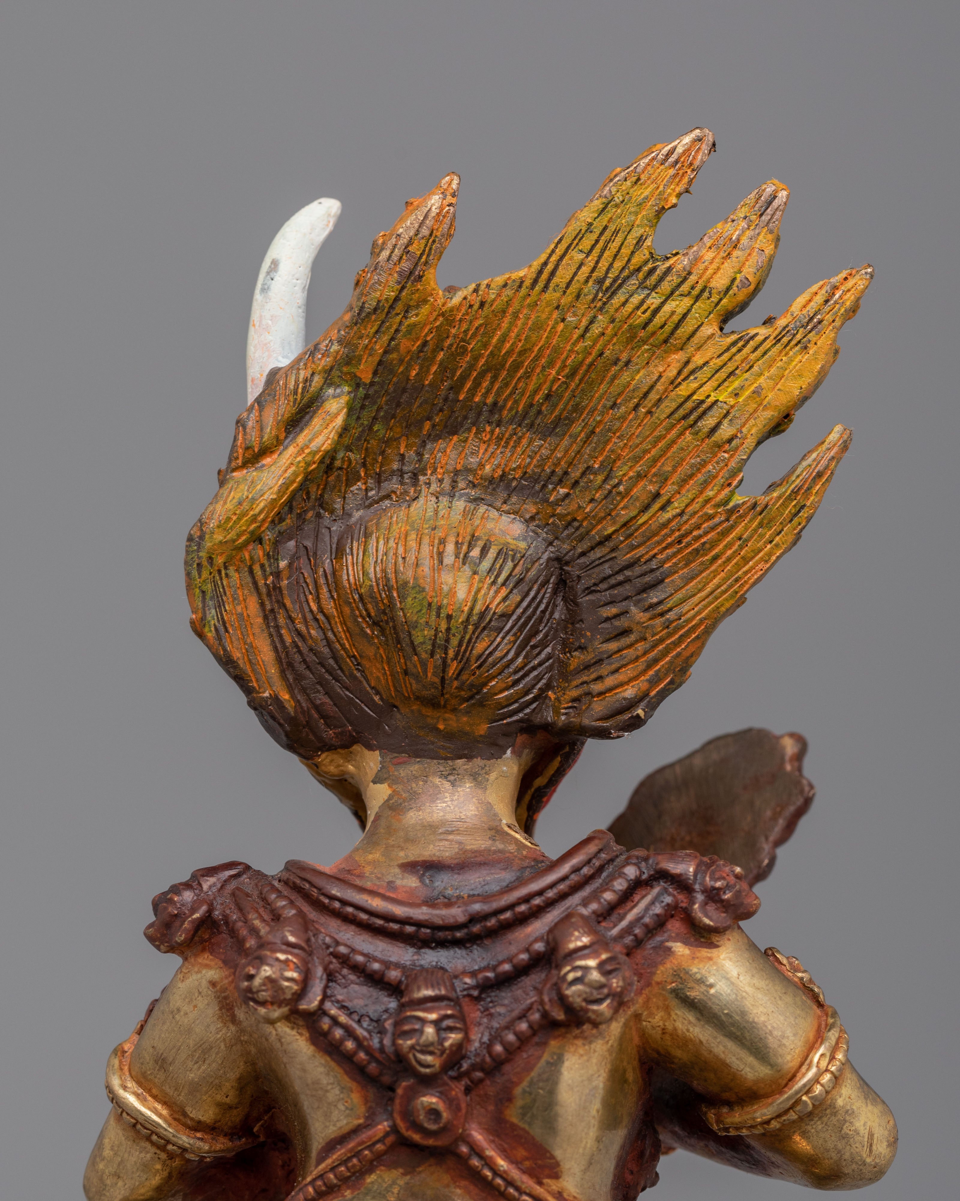 Lord of Death Yama Dharmaraja Statue | Tibetan Guardian Deity Figurine