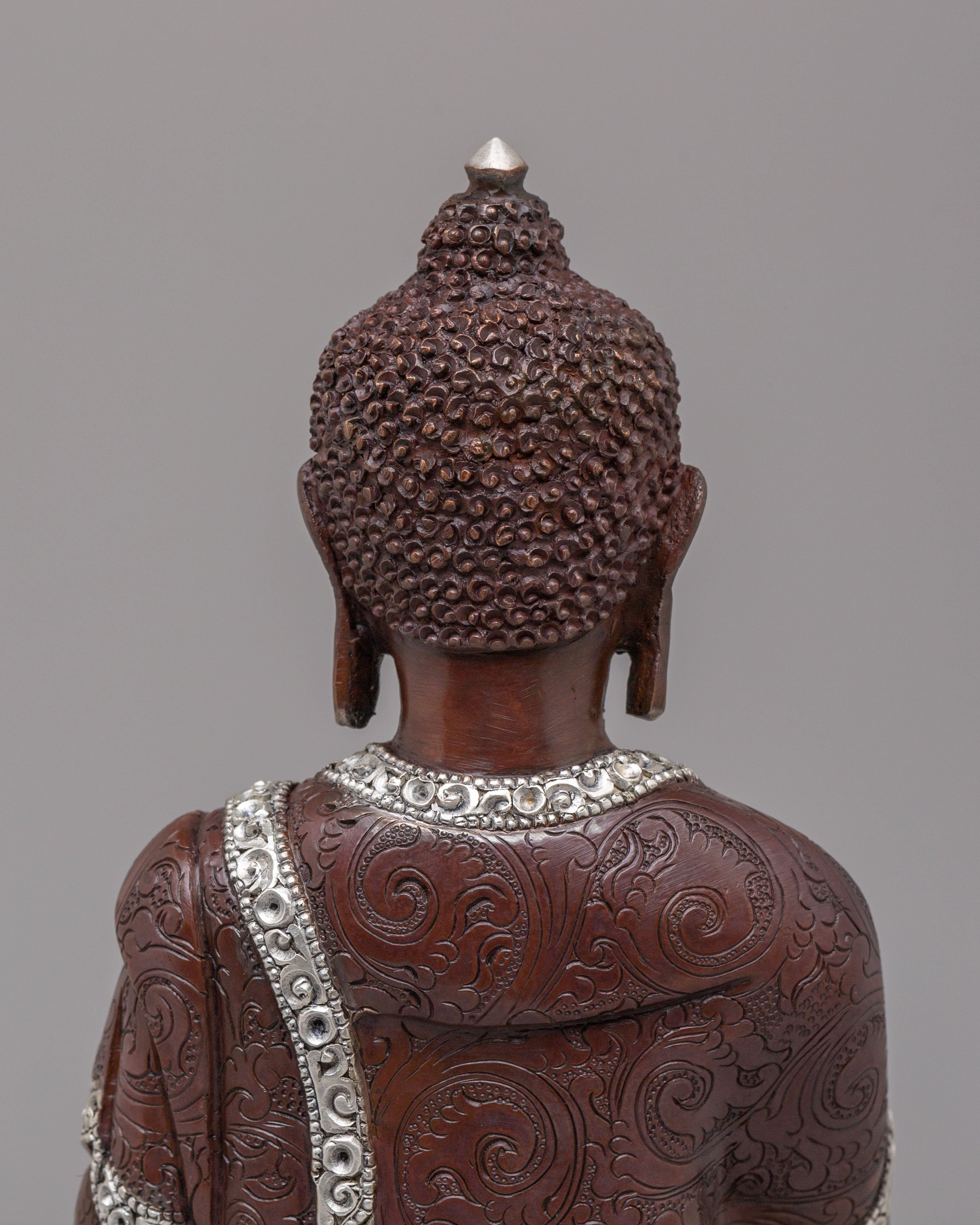 Dharma Guru Shakyamuni Buddha Statue | Tibetan Meditation Sculpture