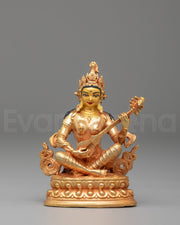 Goddess of Knowledge Saraswati Statue