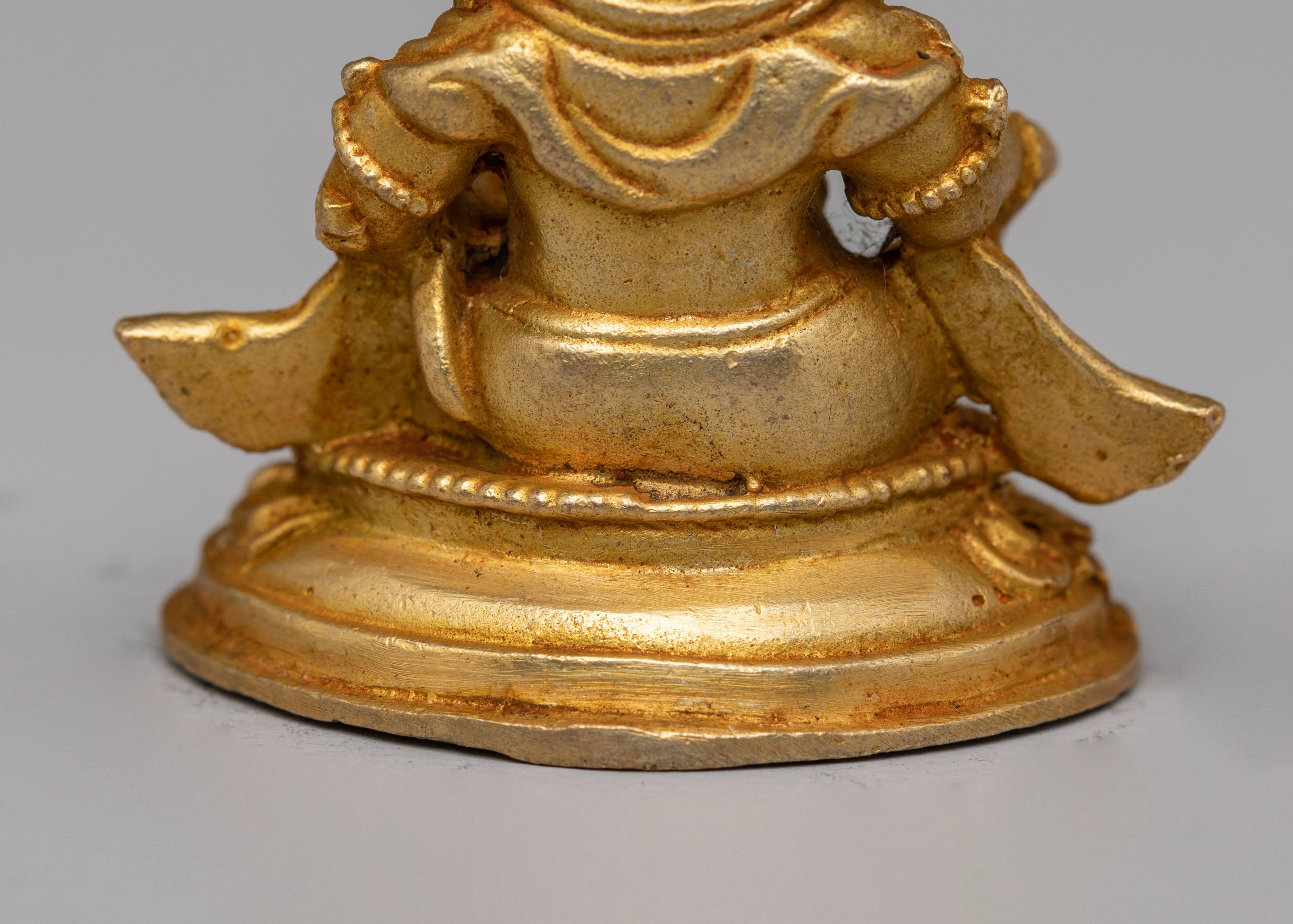 Spiritual Dzambhala Abundance Deity Statue | Tibetan Wealth Deity Figurine