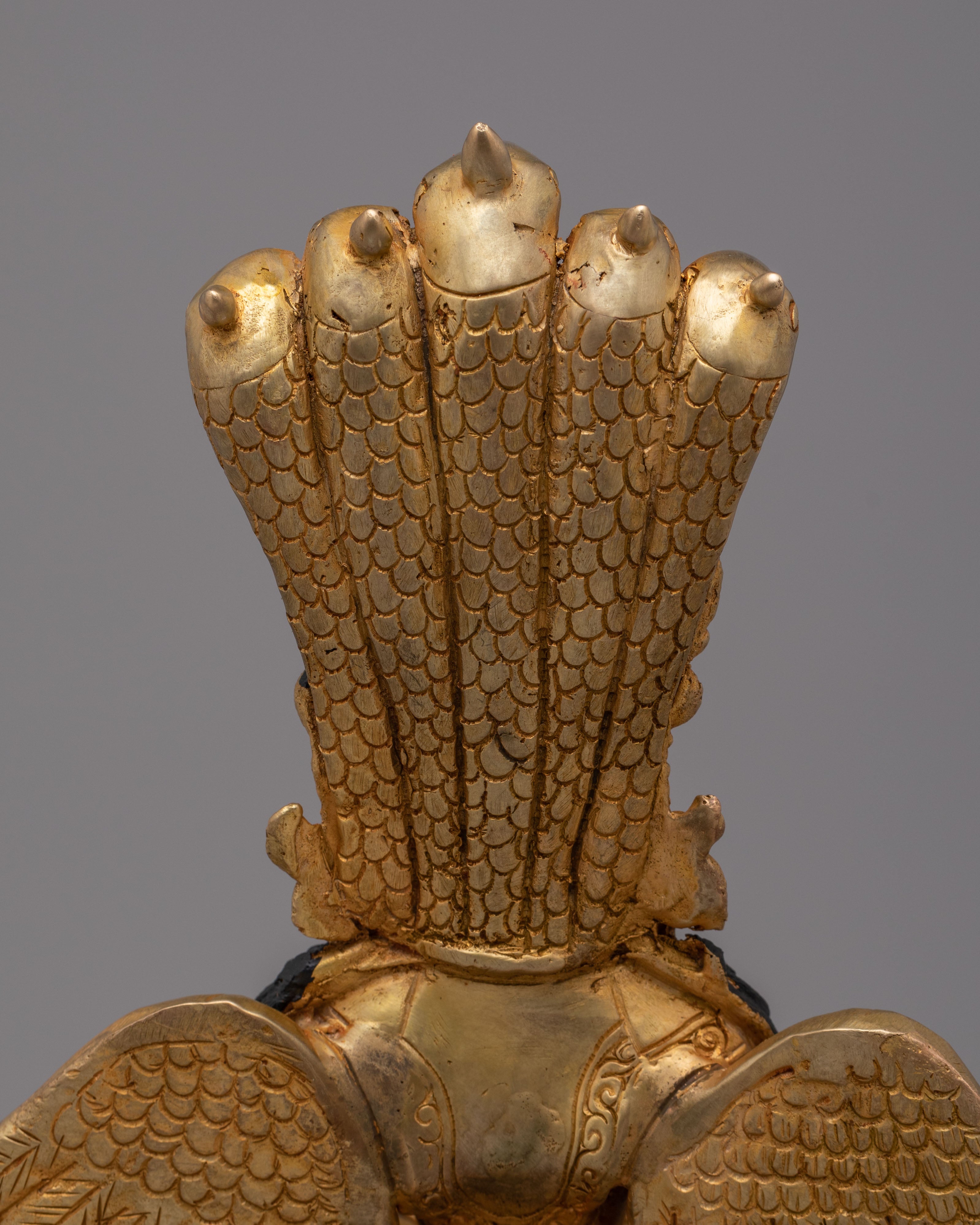 Handmade Nagkanya Deity Statue | Sacred Hindu Deity Art