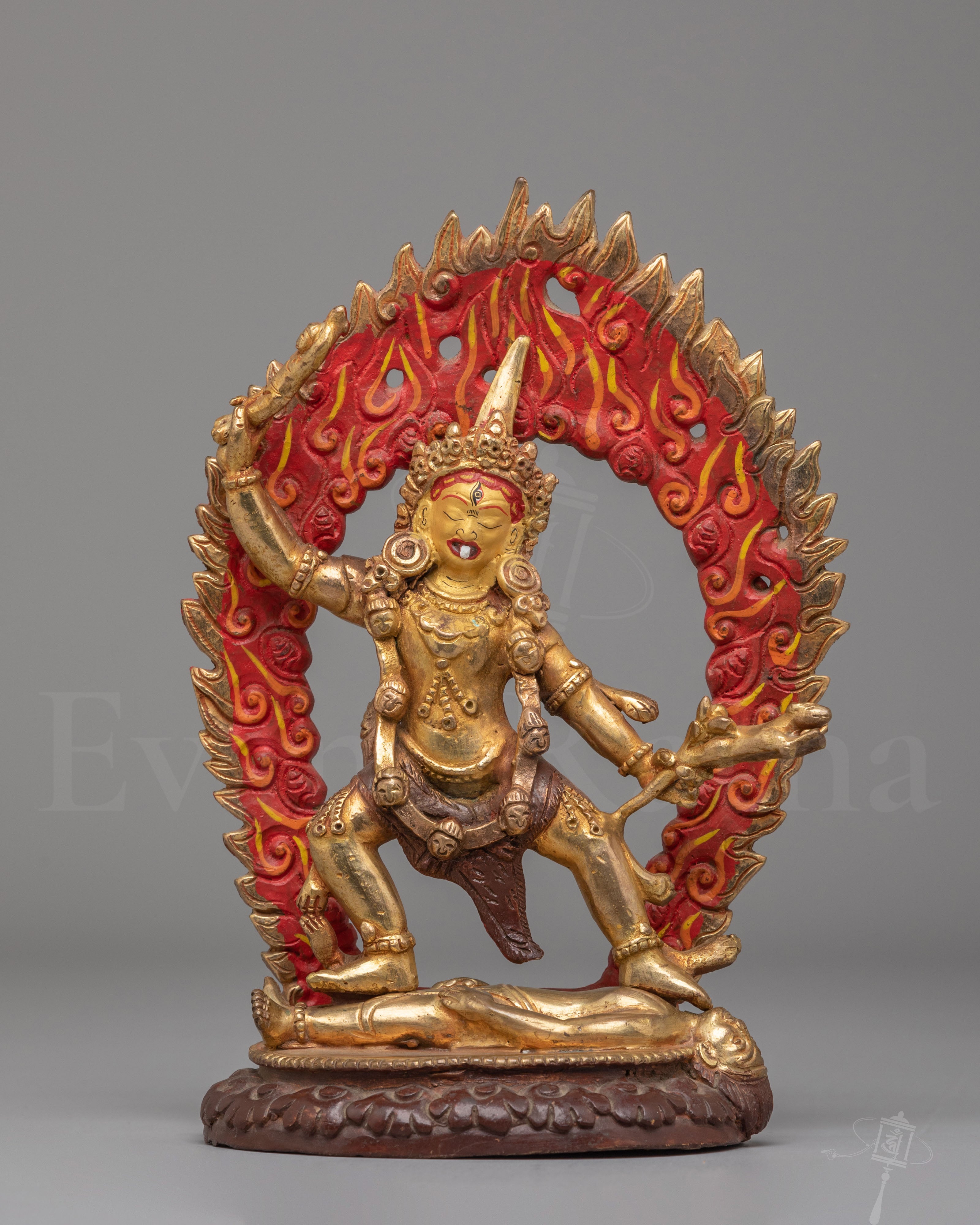 Traditional Buddhist Ekajati Sculpture