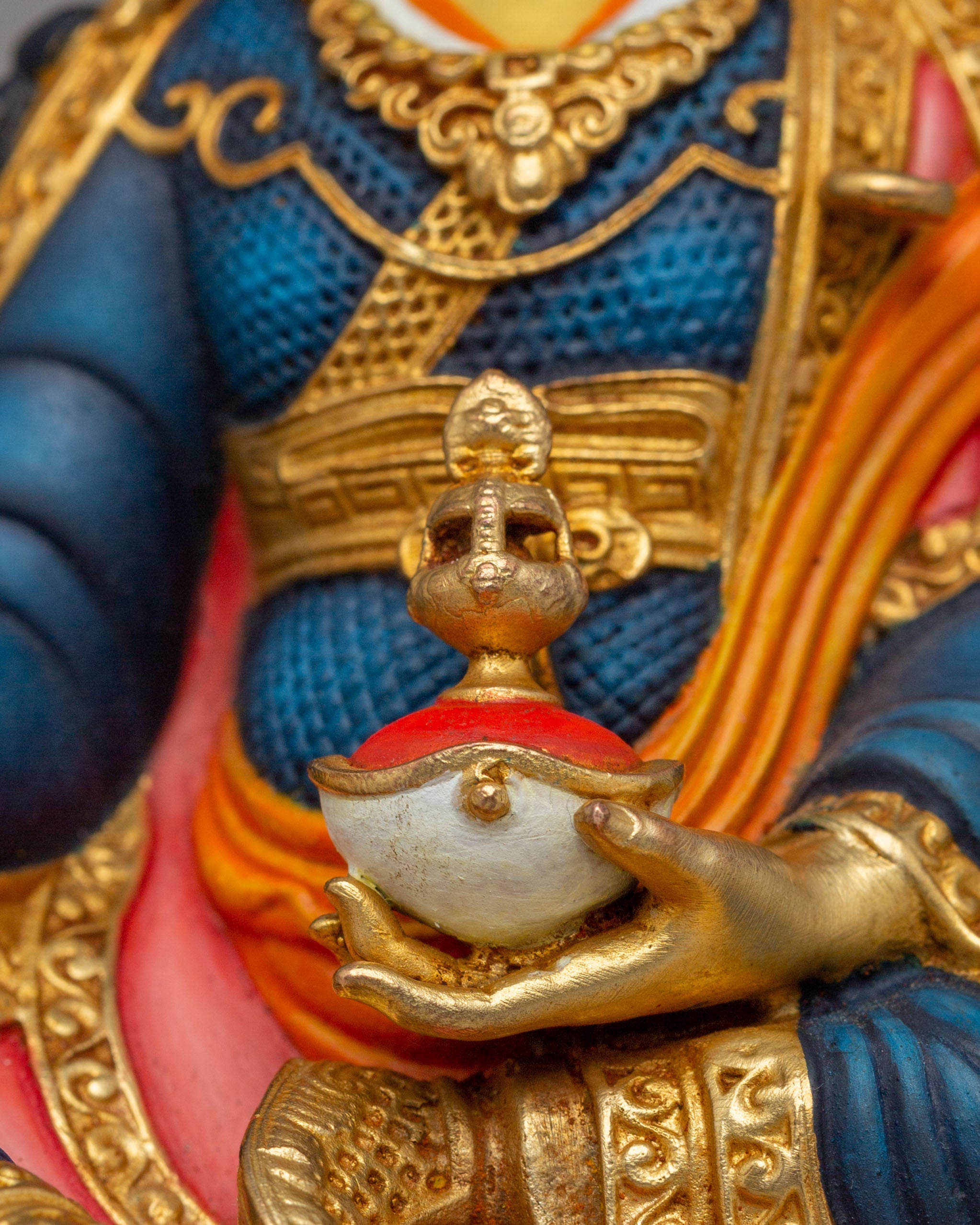 Buddhist Padmasambhava Statue | Sacred Guru Rinpoche Art