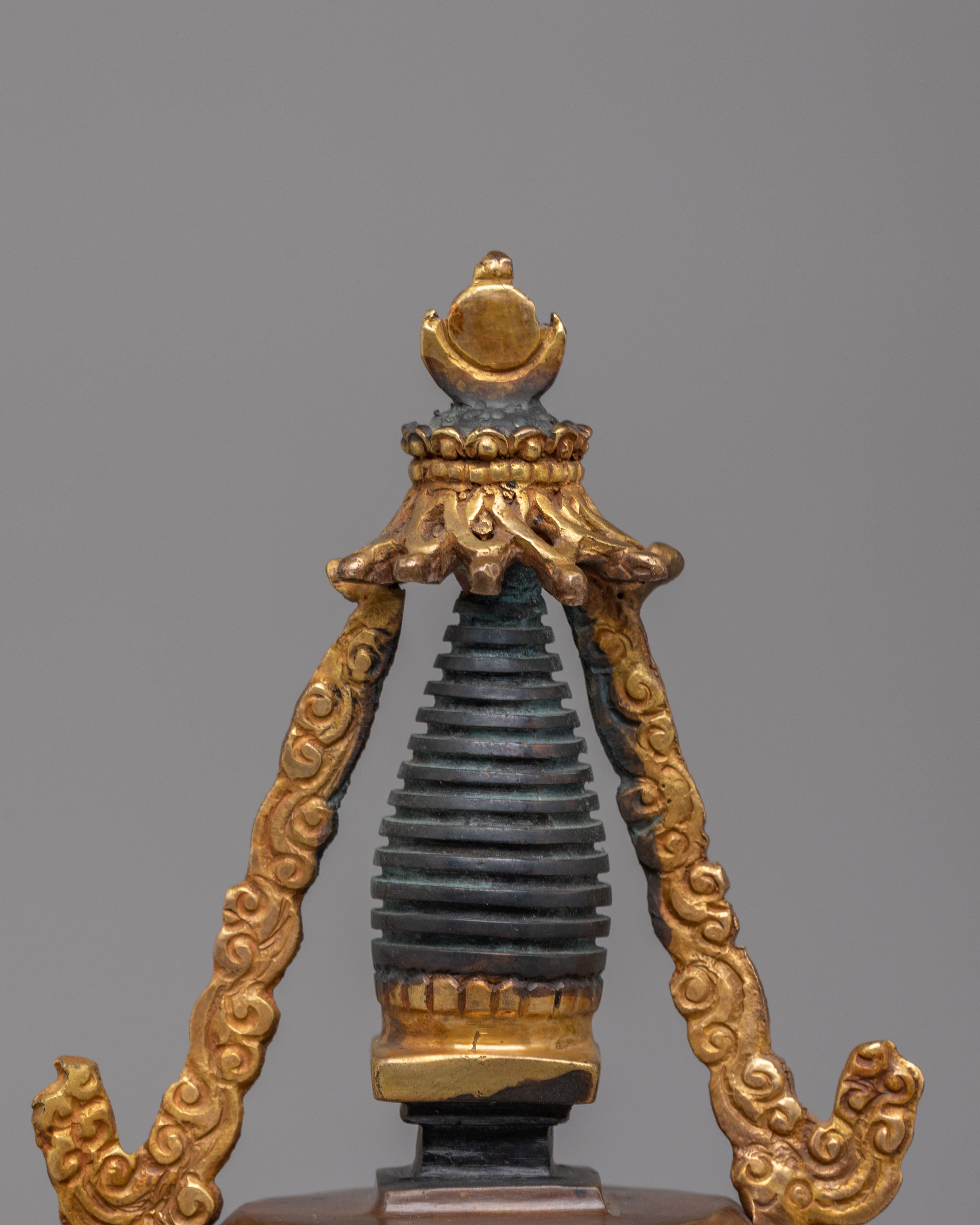 Himalayan Enlightenment Stupa for Ritual | Spiritual Decorative Stupa