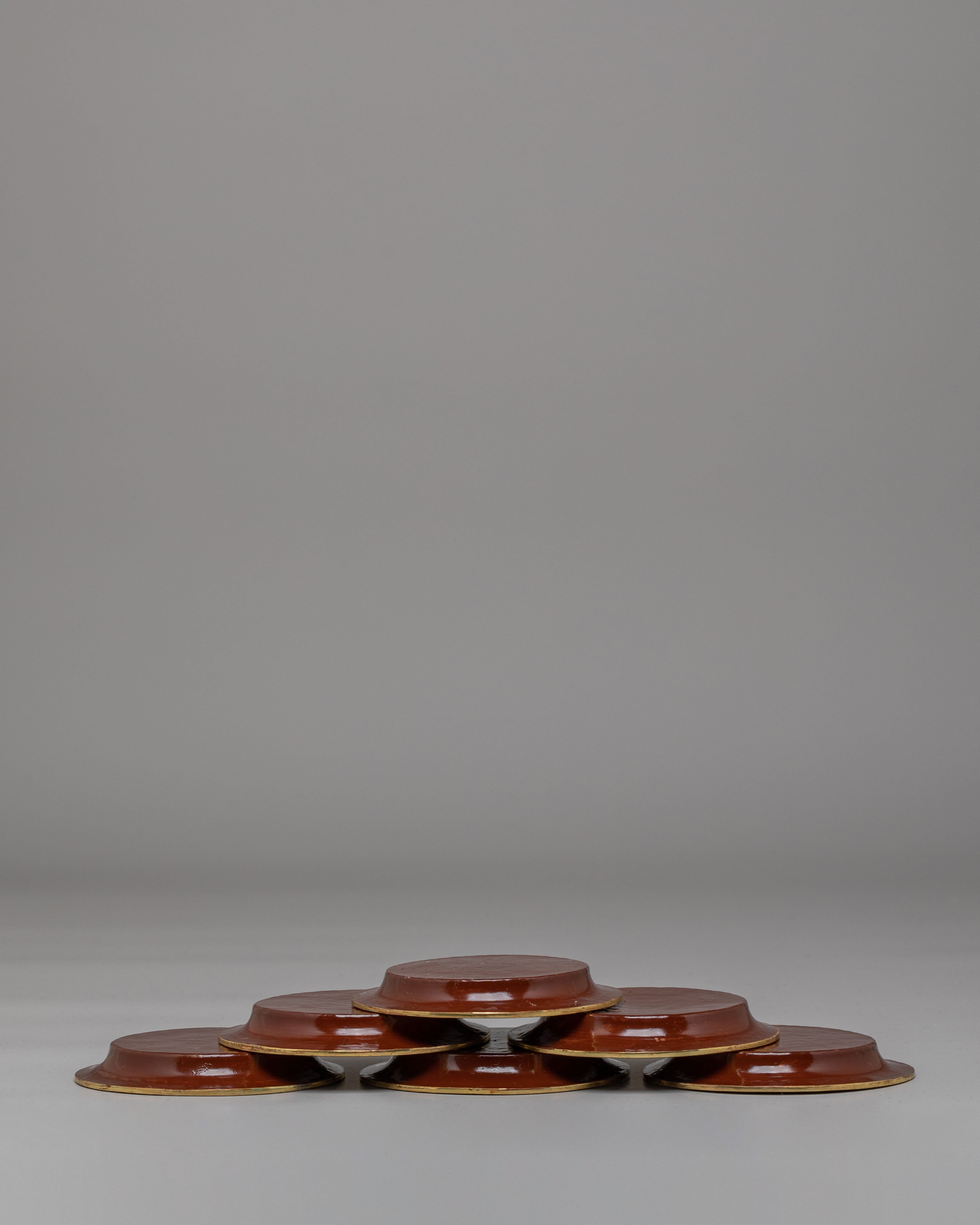 Sacred Water Offering Bowls Set | Ritual Bowls for Buddhist Ceremonies