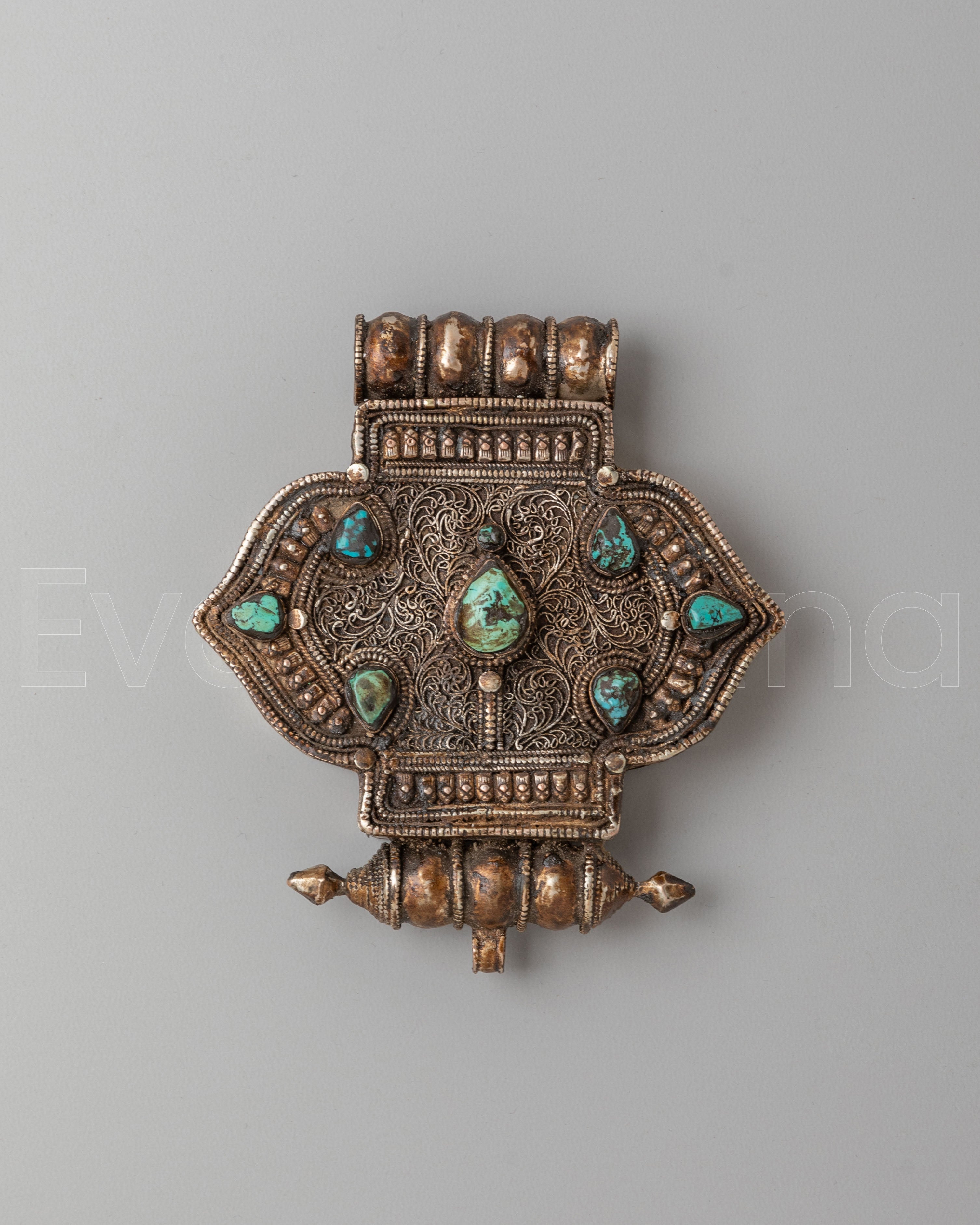 Handcrafted Ghau Box Pendant