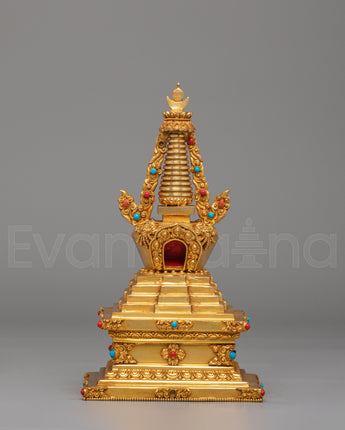 Vajrayana Altar Great Miracles Stupa