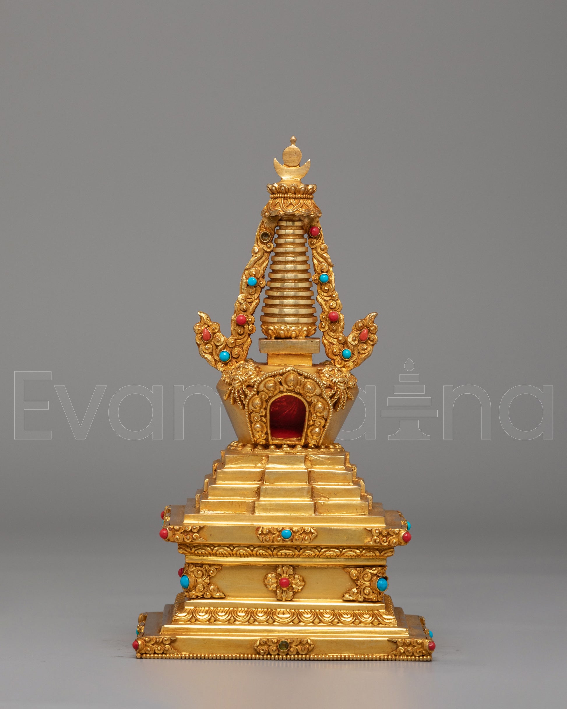 Vajrayana Altar Great Miracles Stupa