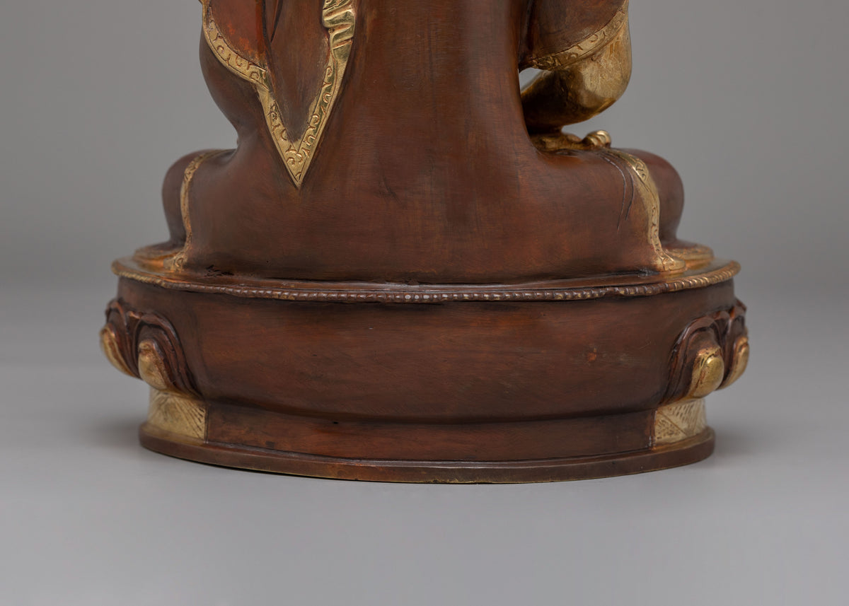 Traditional Amitabha Buddha Sculpture | Tibetan Buddhist Altar Statue