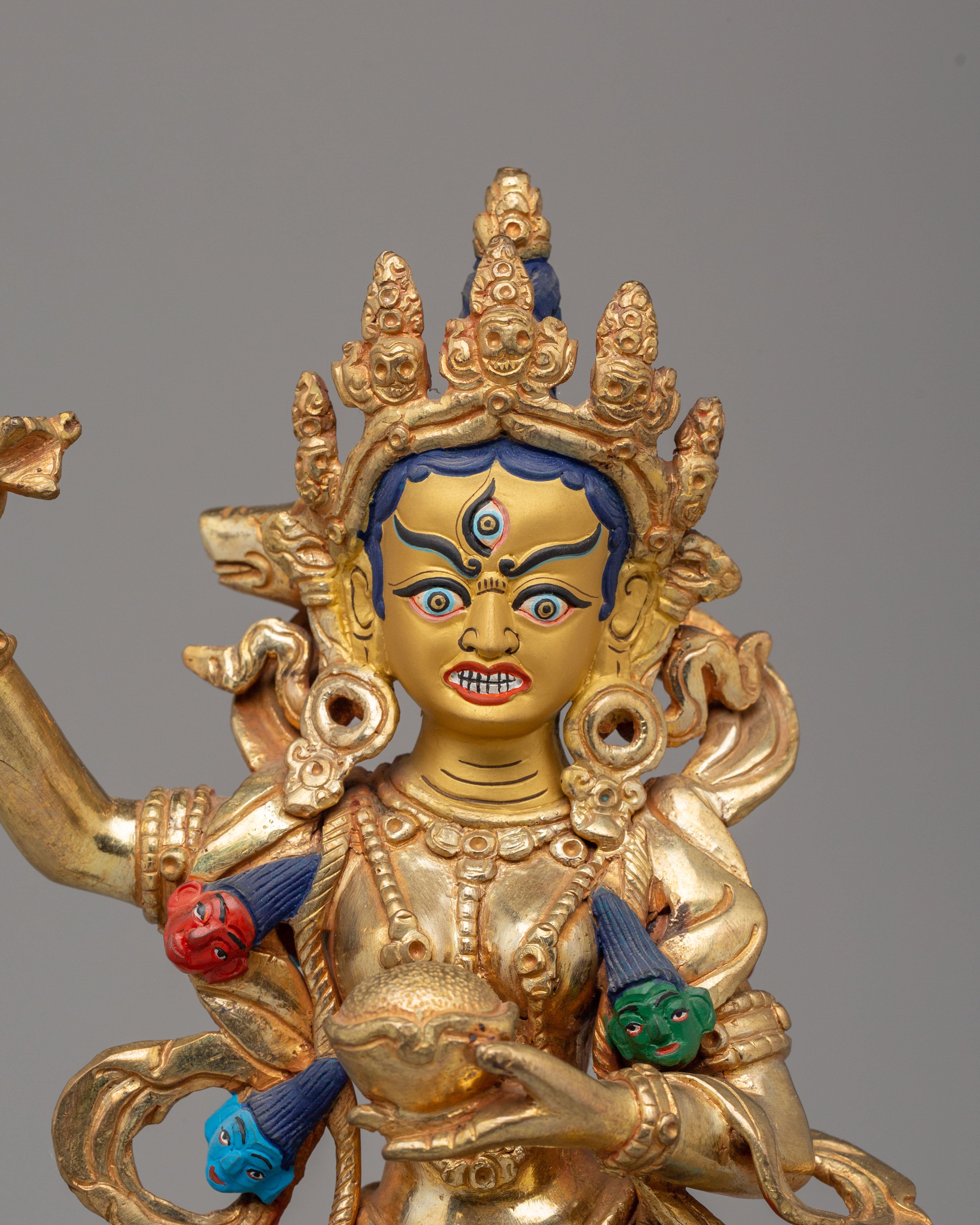 Dorje Phagmo Wrathful Goddess Statue | Fierce Tibetan Buddhist Deity