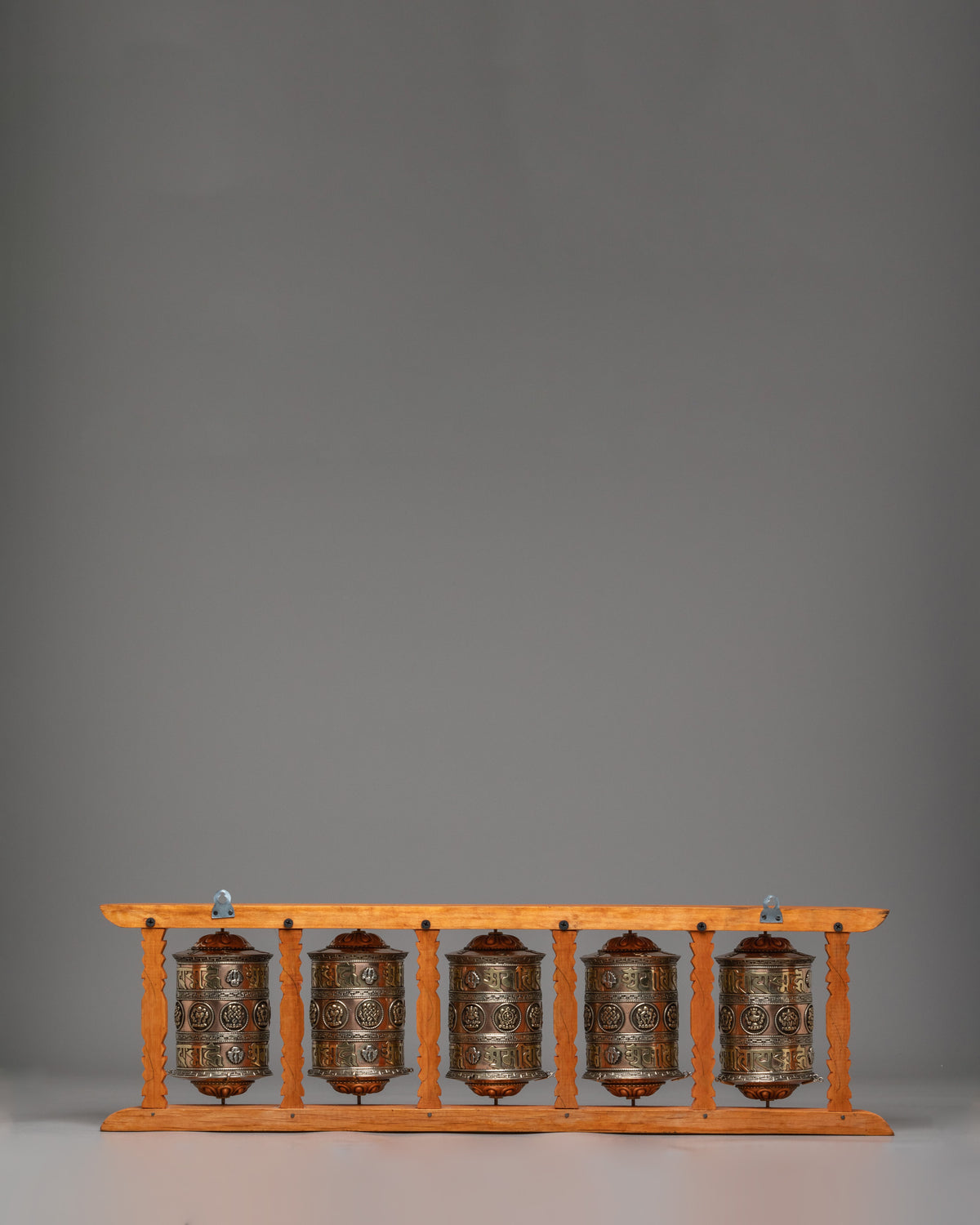 Tibetan Prayer Wheel Set | Meditation & Spiritual Decor