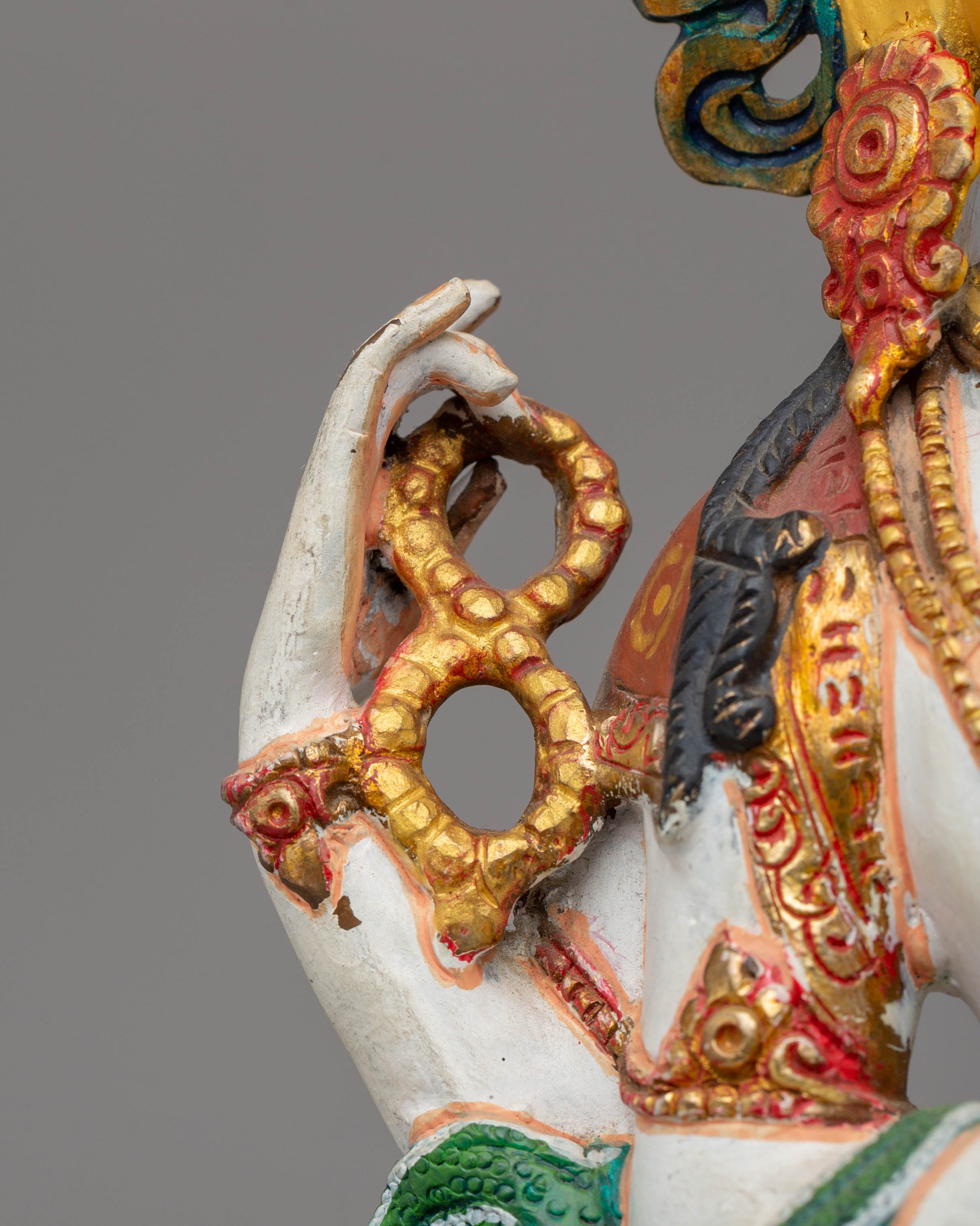 Bodhisattva four-armed Chenrezig statue | Handcrafted Copper Statue