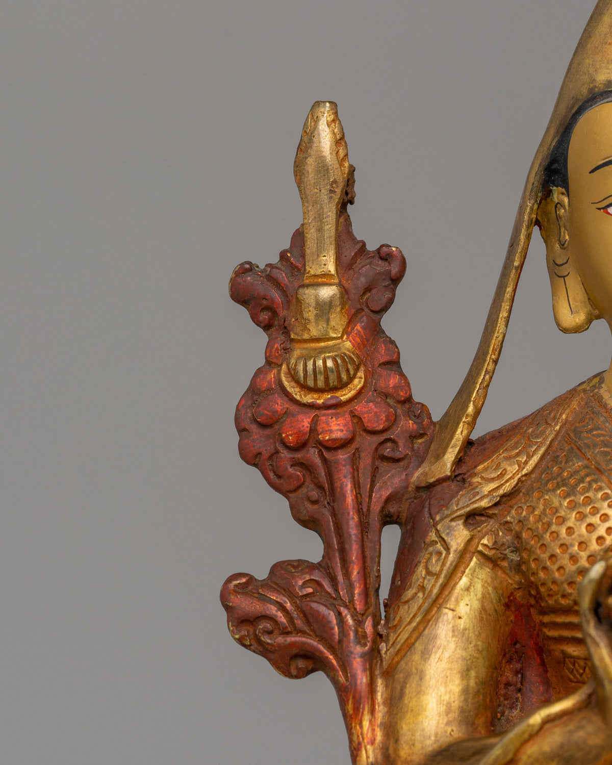 Handcrafted Tsongkhapa Set Statue | Tibetan Buddhist Master