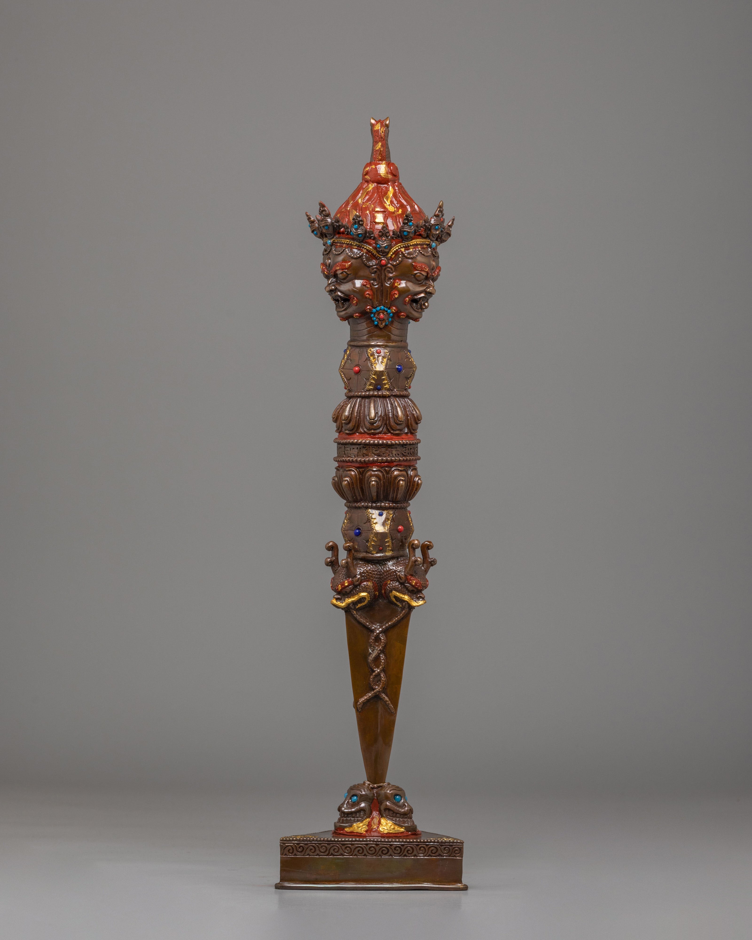 Traditional Phurba Ritual Dagger | Handmade Vajra Dagger for Spiritual Protection