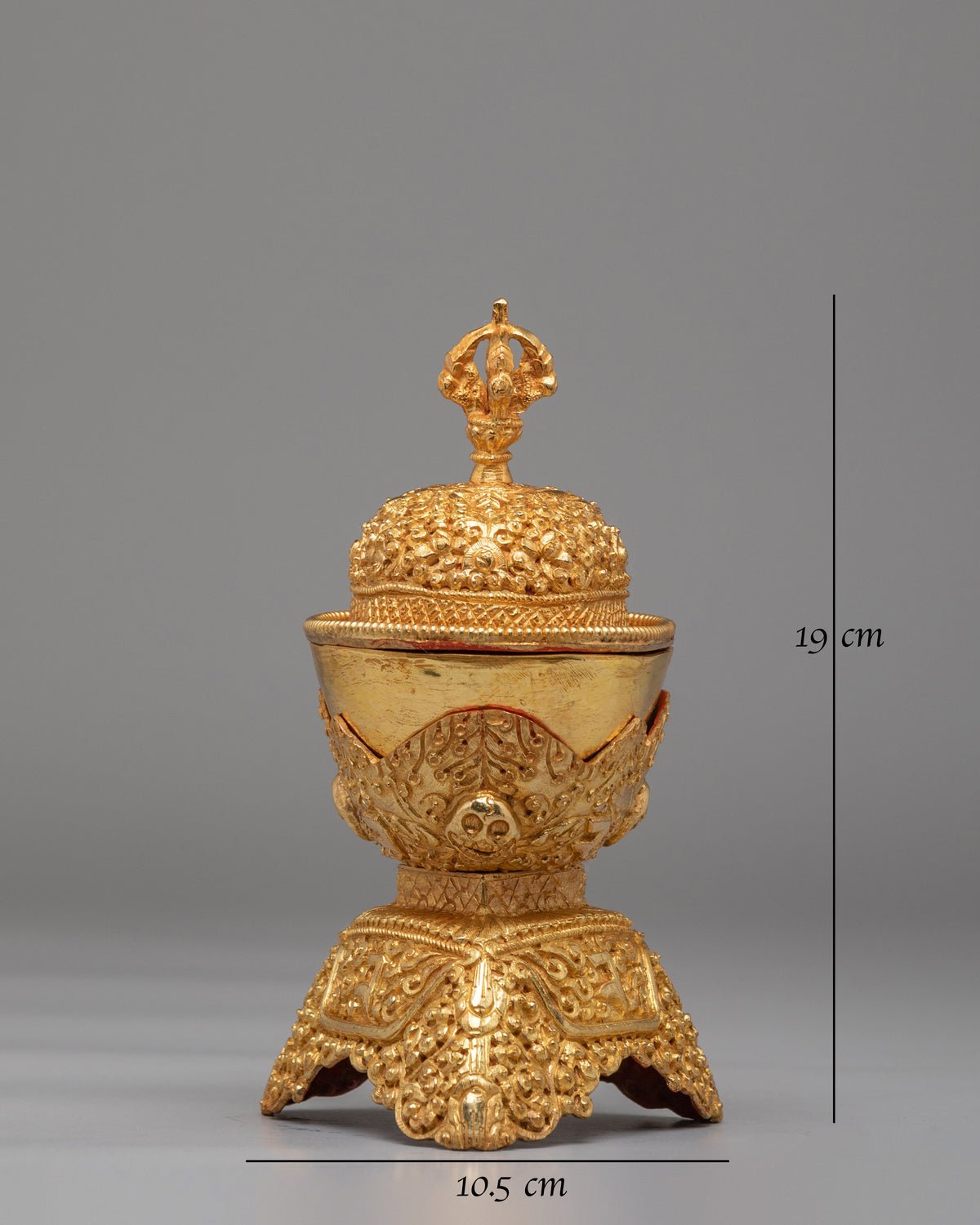 Himalayan Buddhist Kapala Set | Skull Cups for Ritual Use