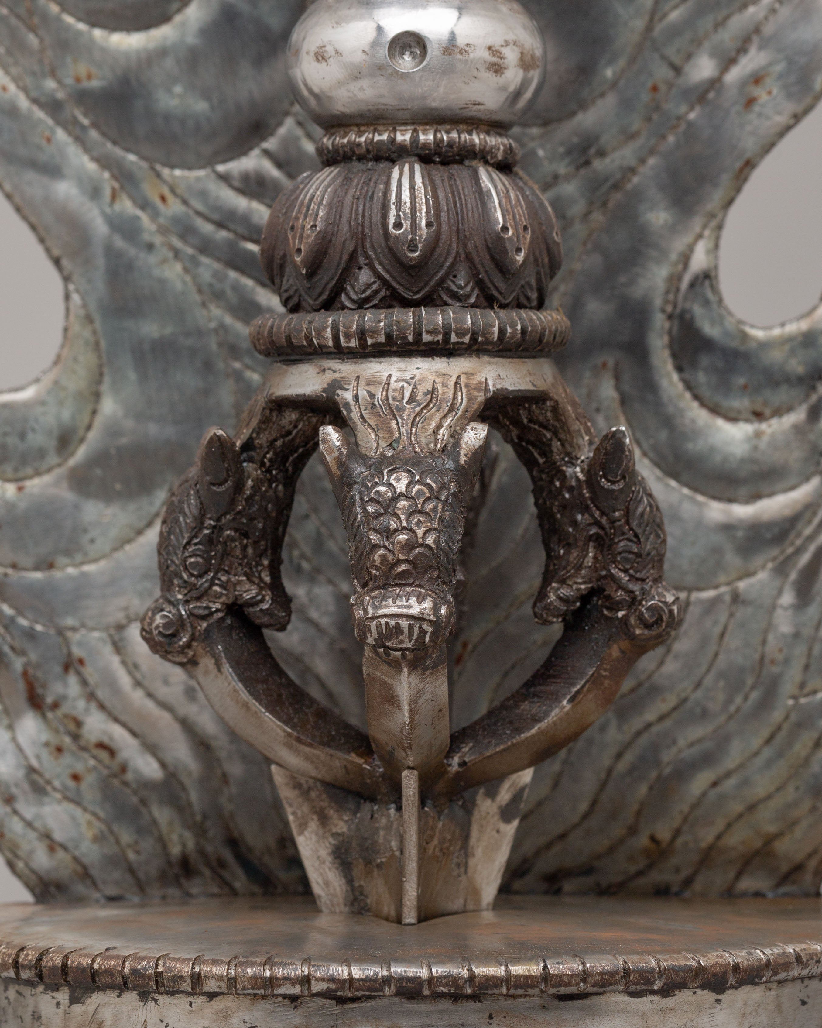 Tibetan Vajra with Flames | Spiritual Tool for Meditation & Protection