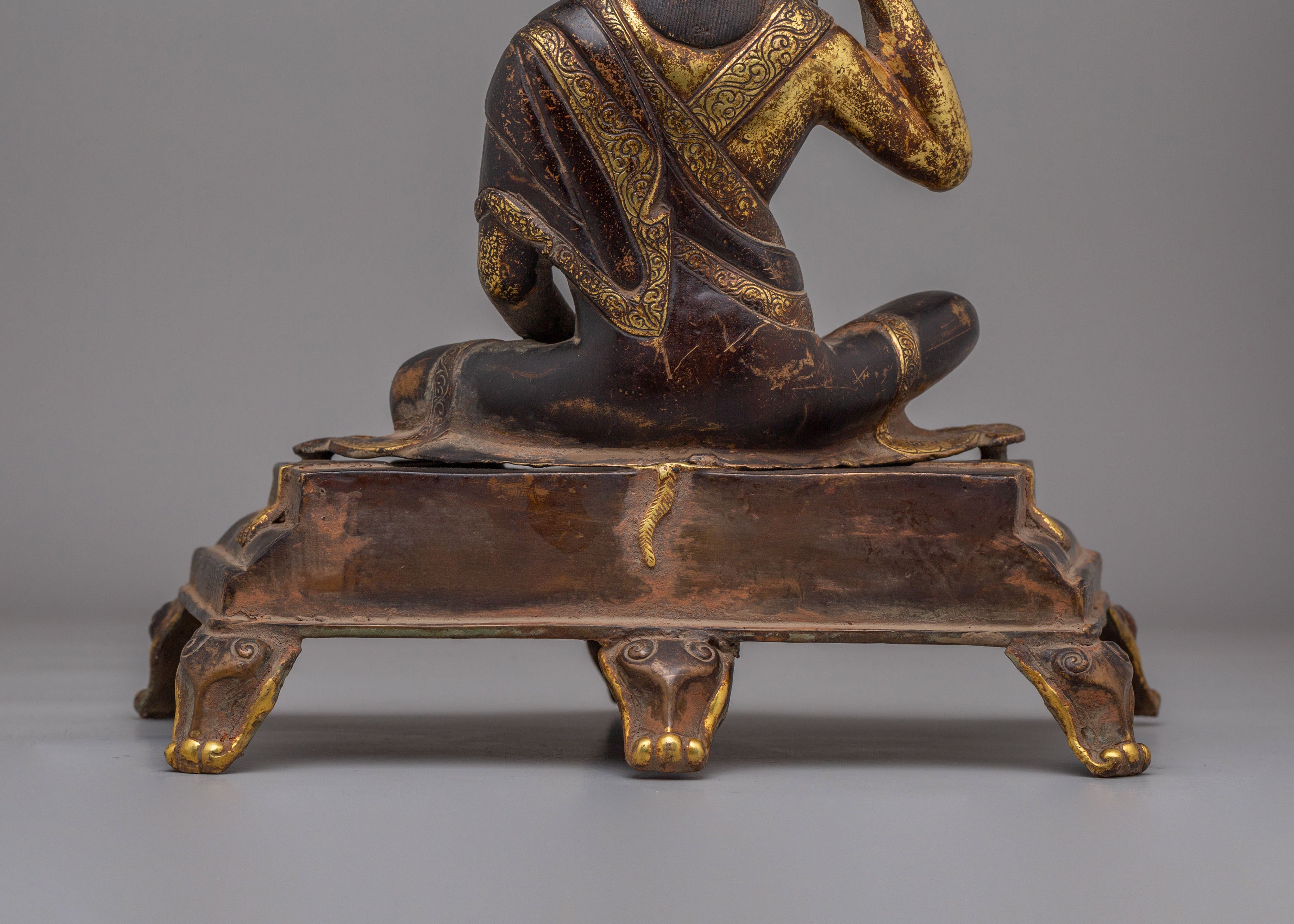 Milarepa Buddhist Yogi Statue | Symbol of Enlightenment & Inner Peace