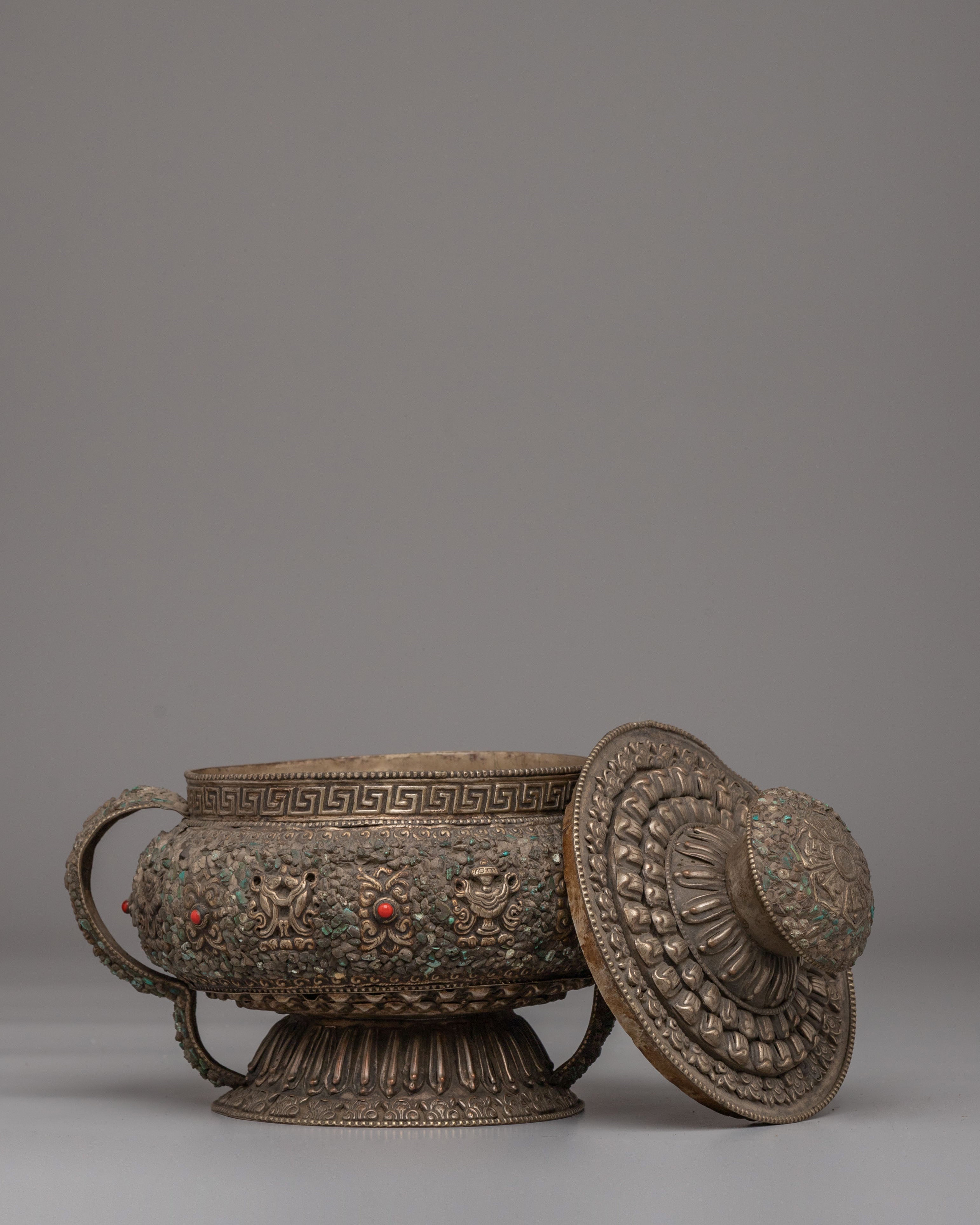 Tibetan Dhupur Rice Pot For Ritual | Symbol of Prosperity and Abundance