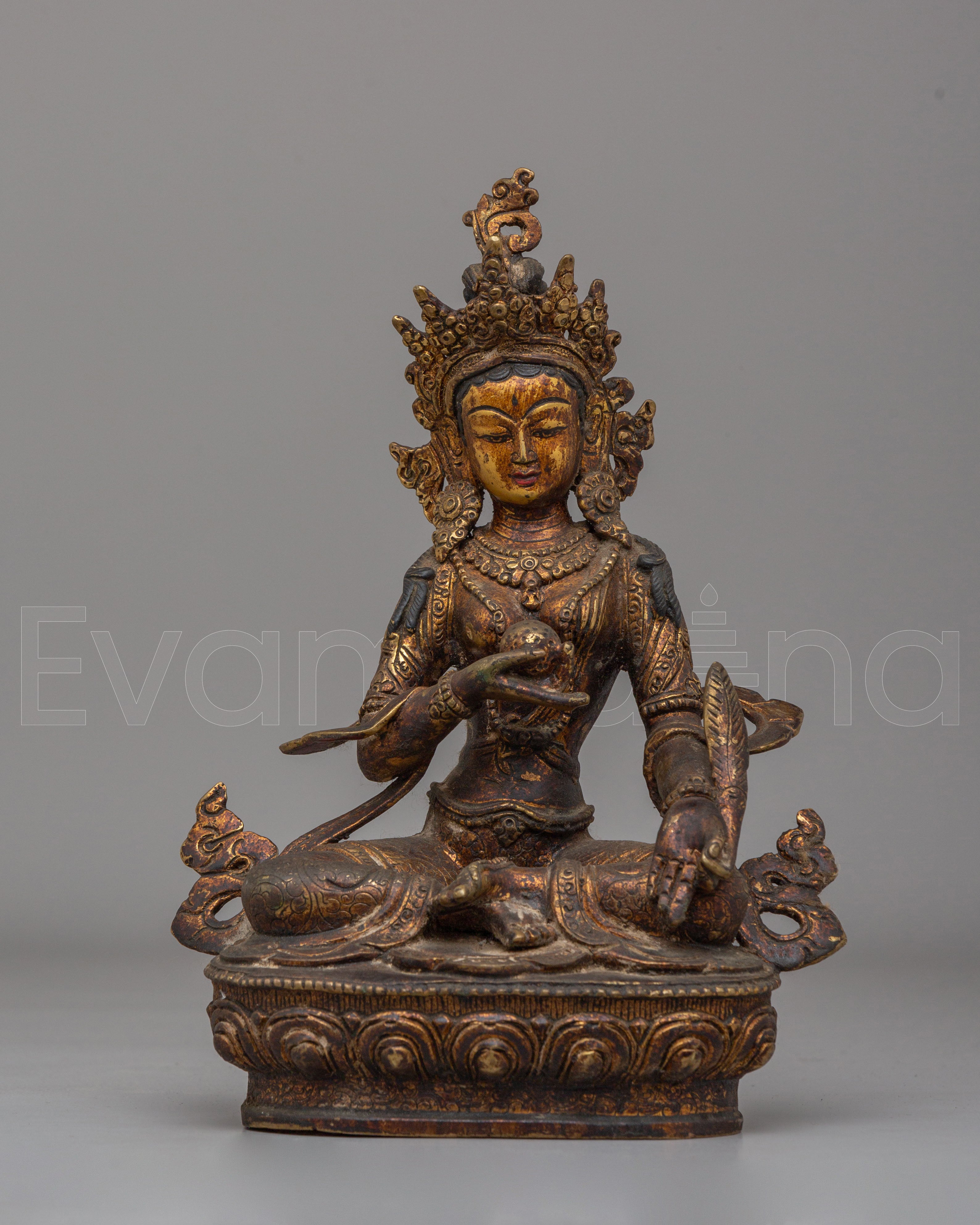 Vajrayana Ksitigarbha Protector Buddha Statue 
