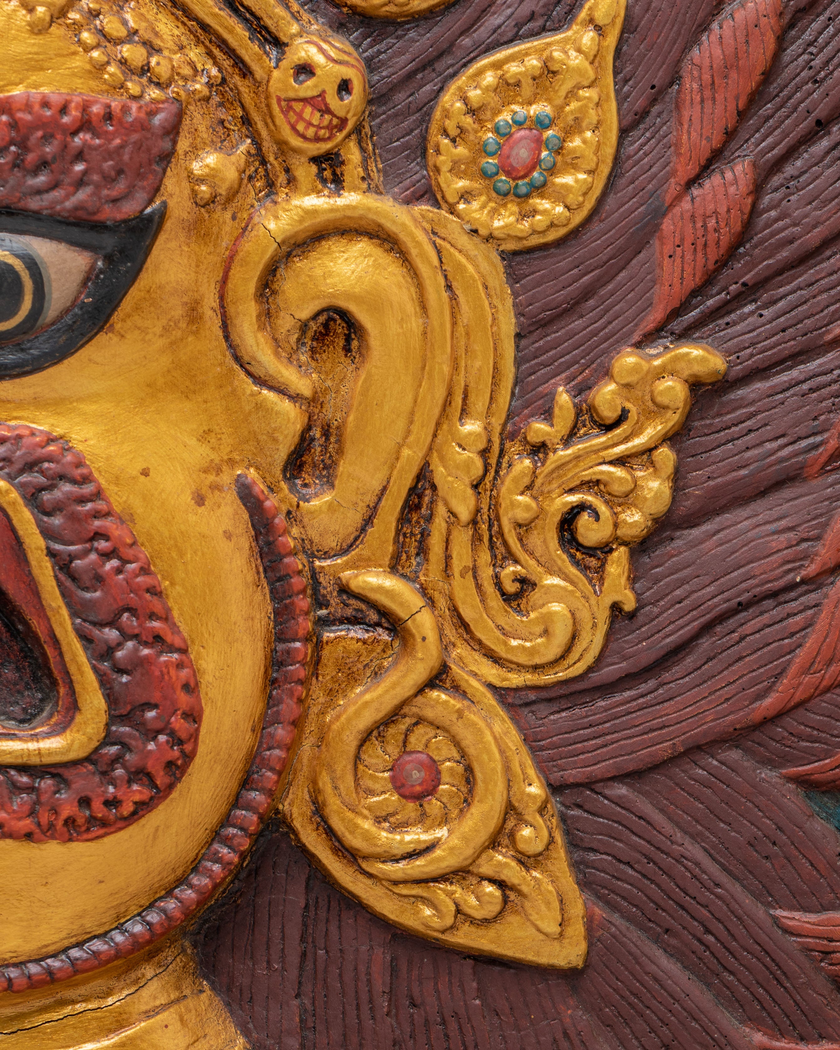 Handcrafted Bhairava Wall Hanging | Traditional Artwork for Spiritual Decor