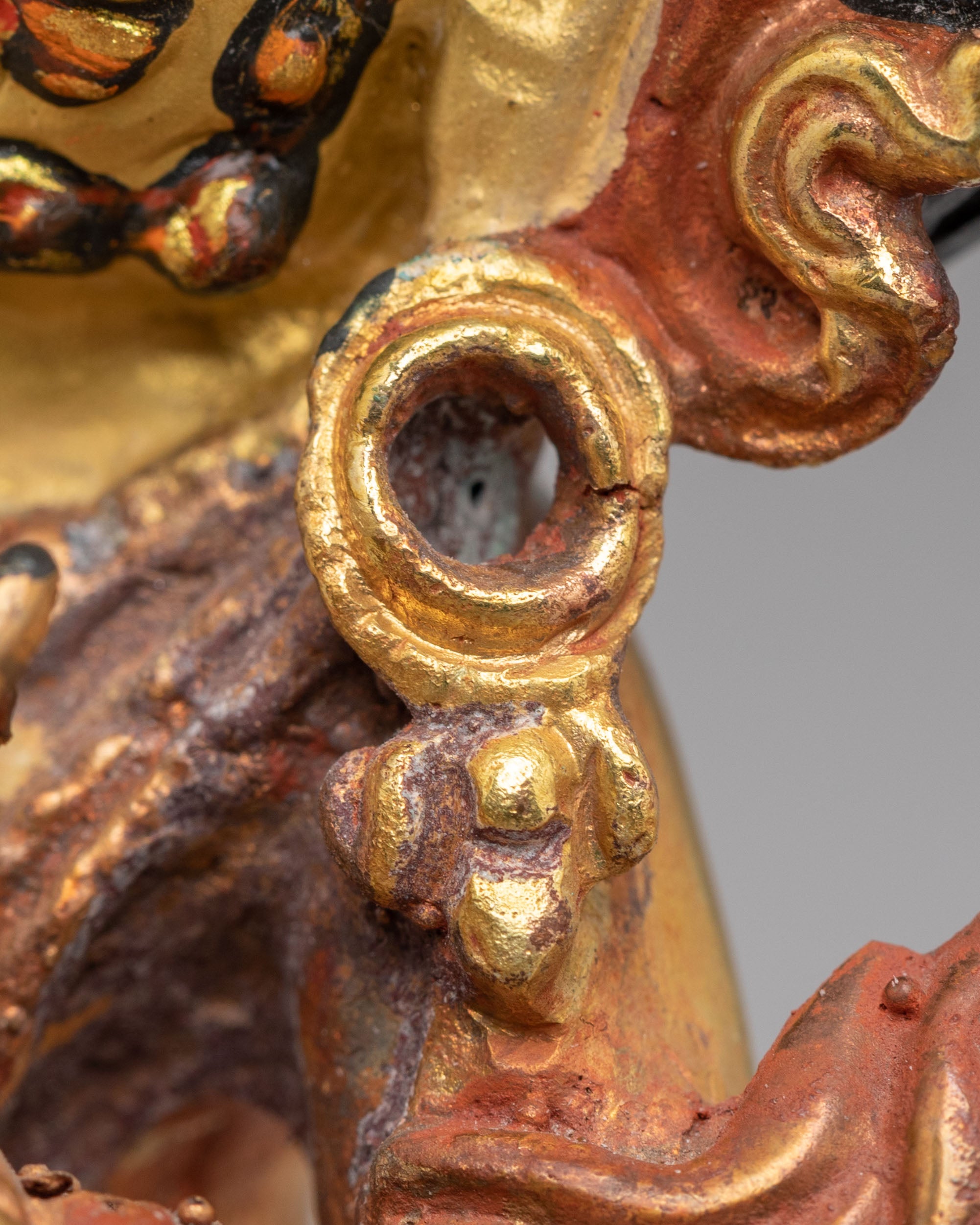 Himalayan Vajrapani Protector Deity Statue | Tibetan Protector Sculpture