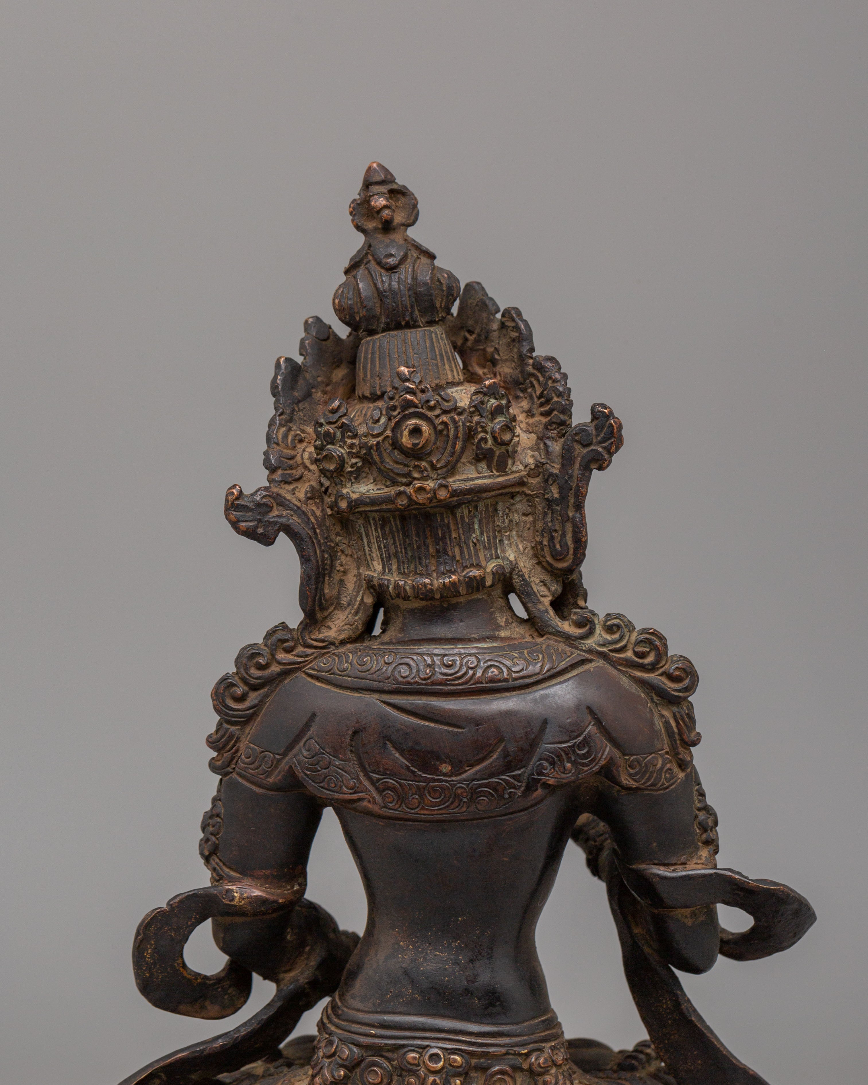 Sacred Vajrasattva Deity Statue | Copper Body Statue