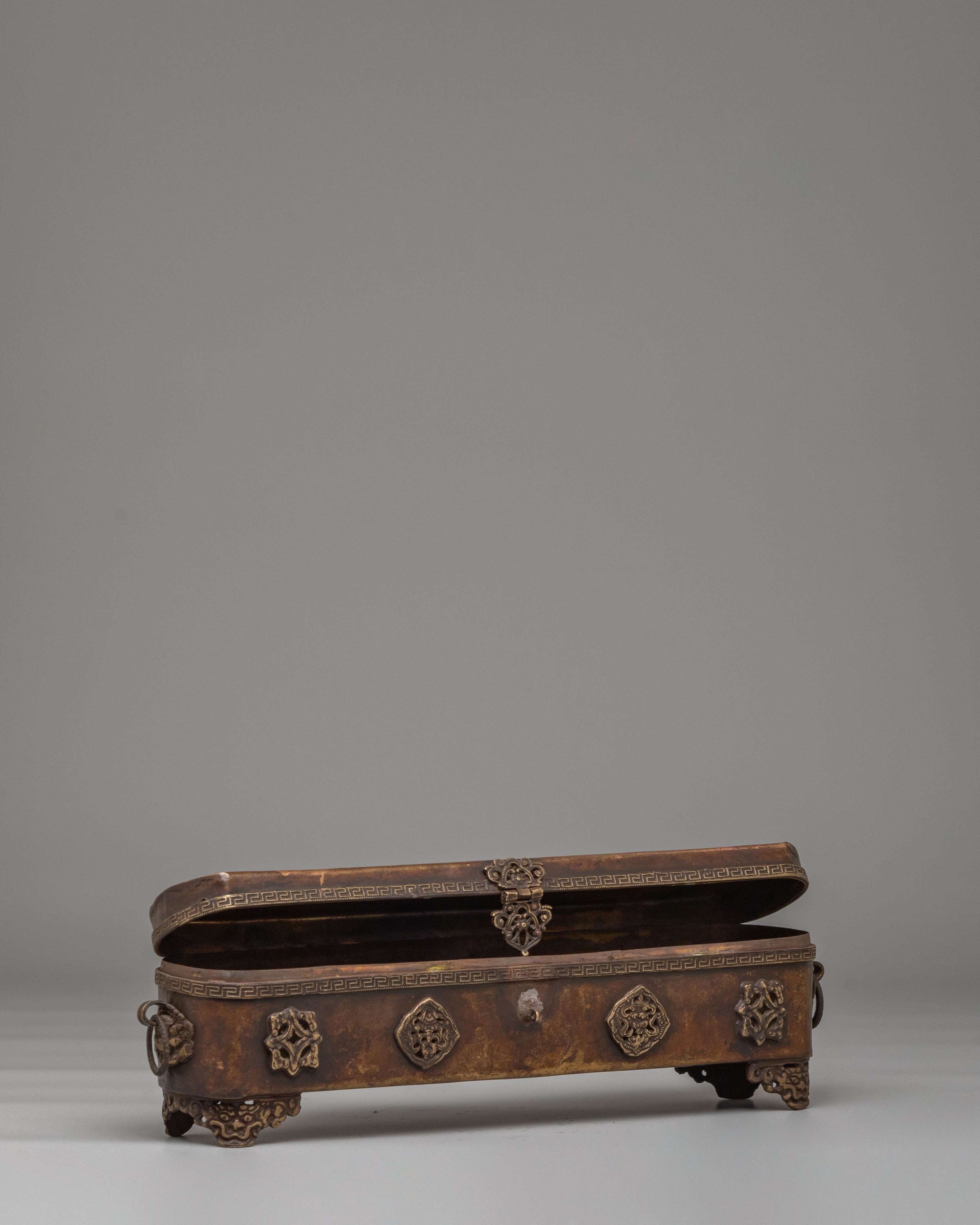 Traditional Tibetan Incense Box | Himalayan Altar Decor