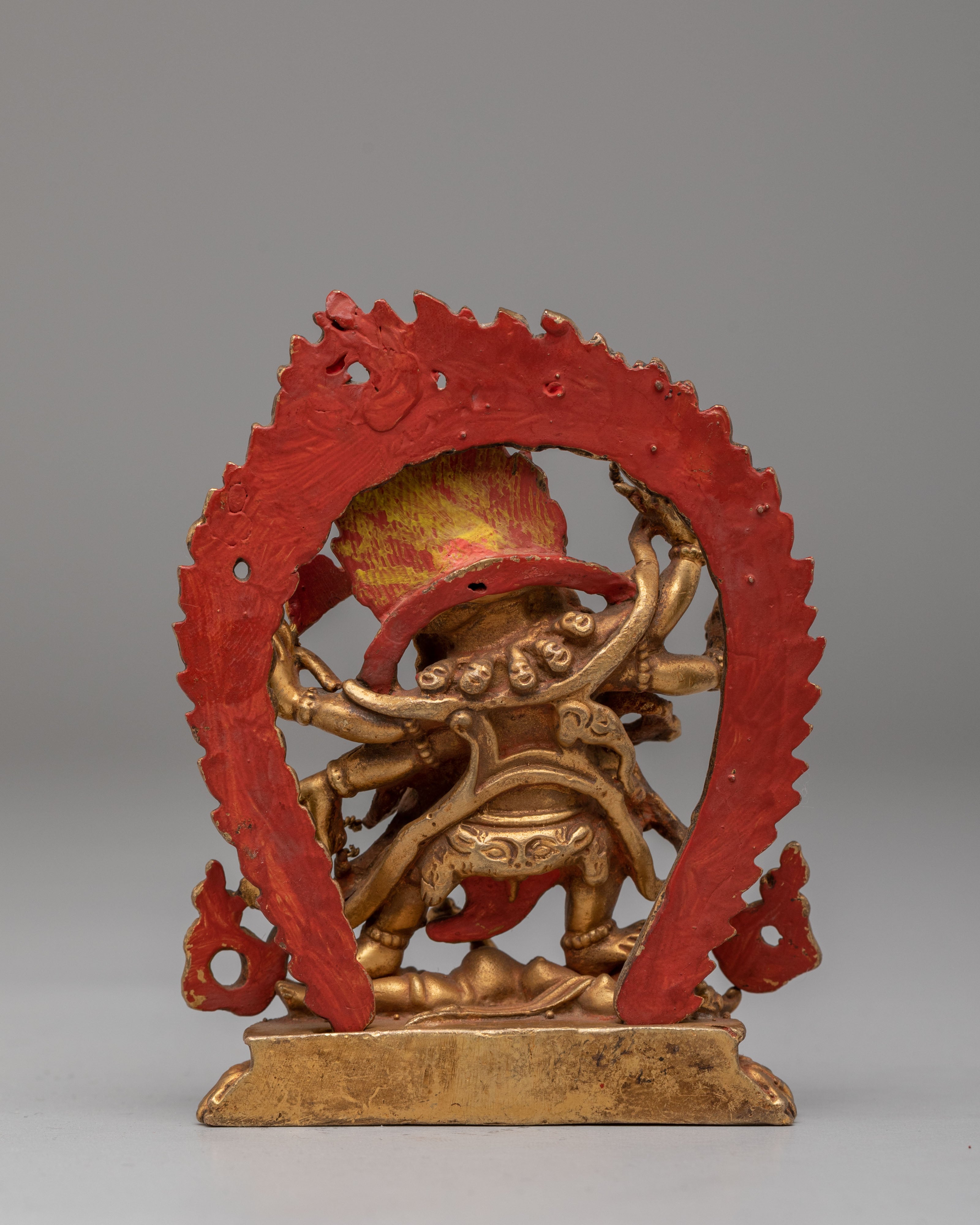 Traditional Six-Armed Mahakala Statue | Himalayan Art